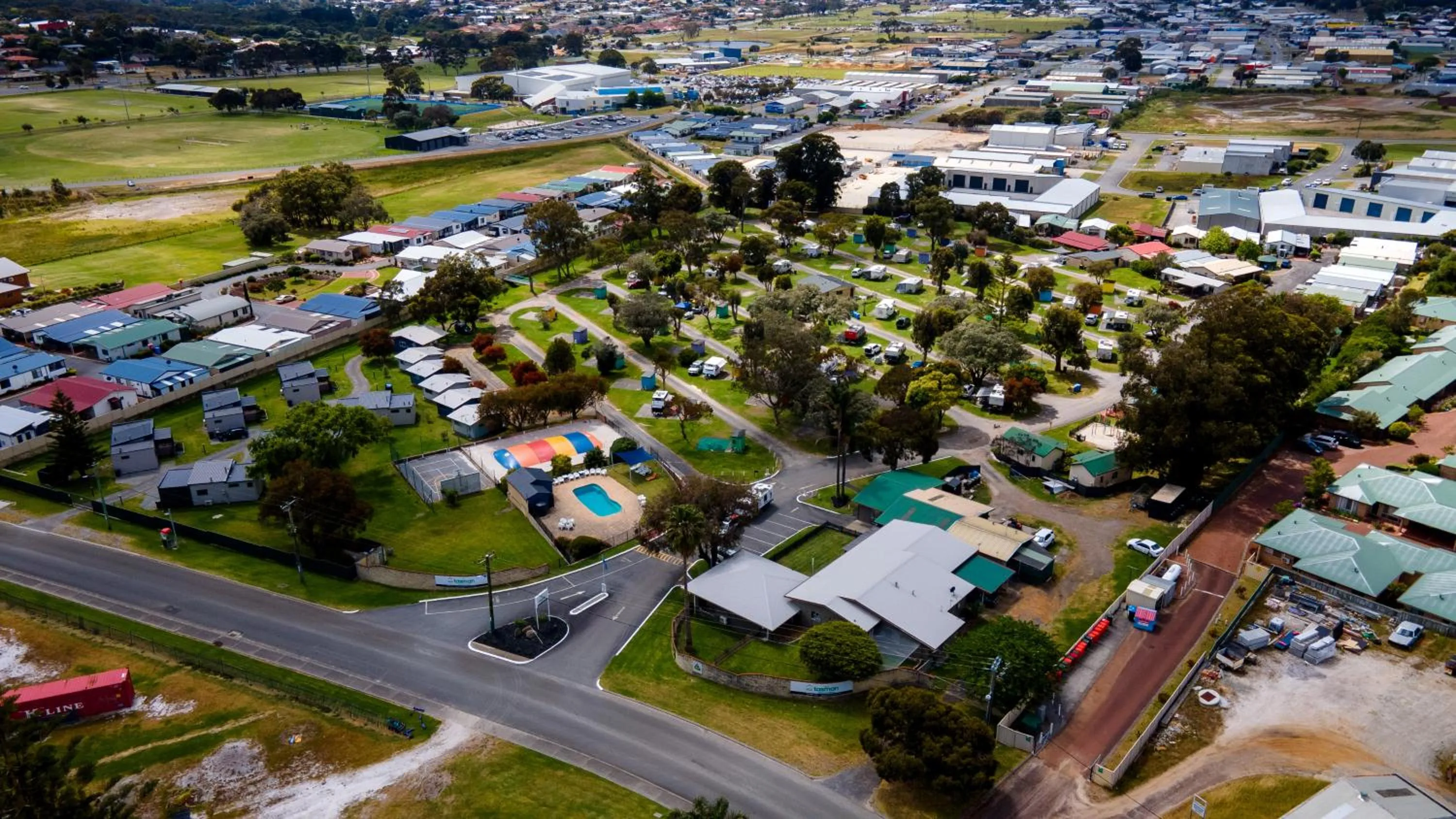 Bird's eye view in Tasman Holiday Parks - Albany