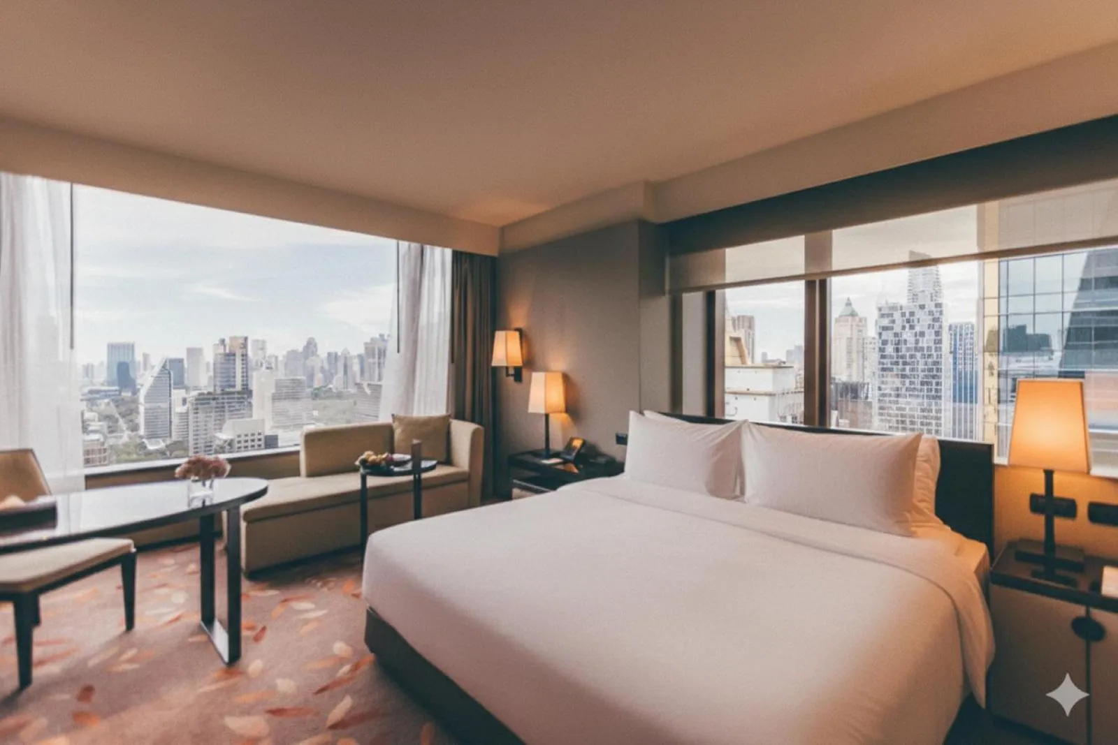 Bed in The Okura Prestige Bangkok