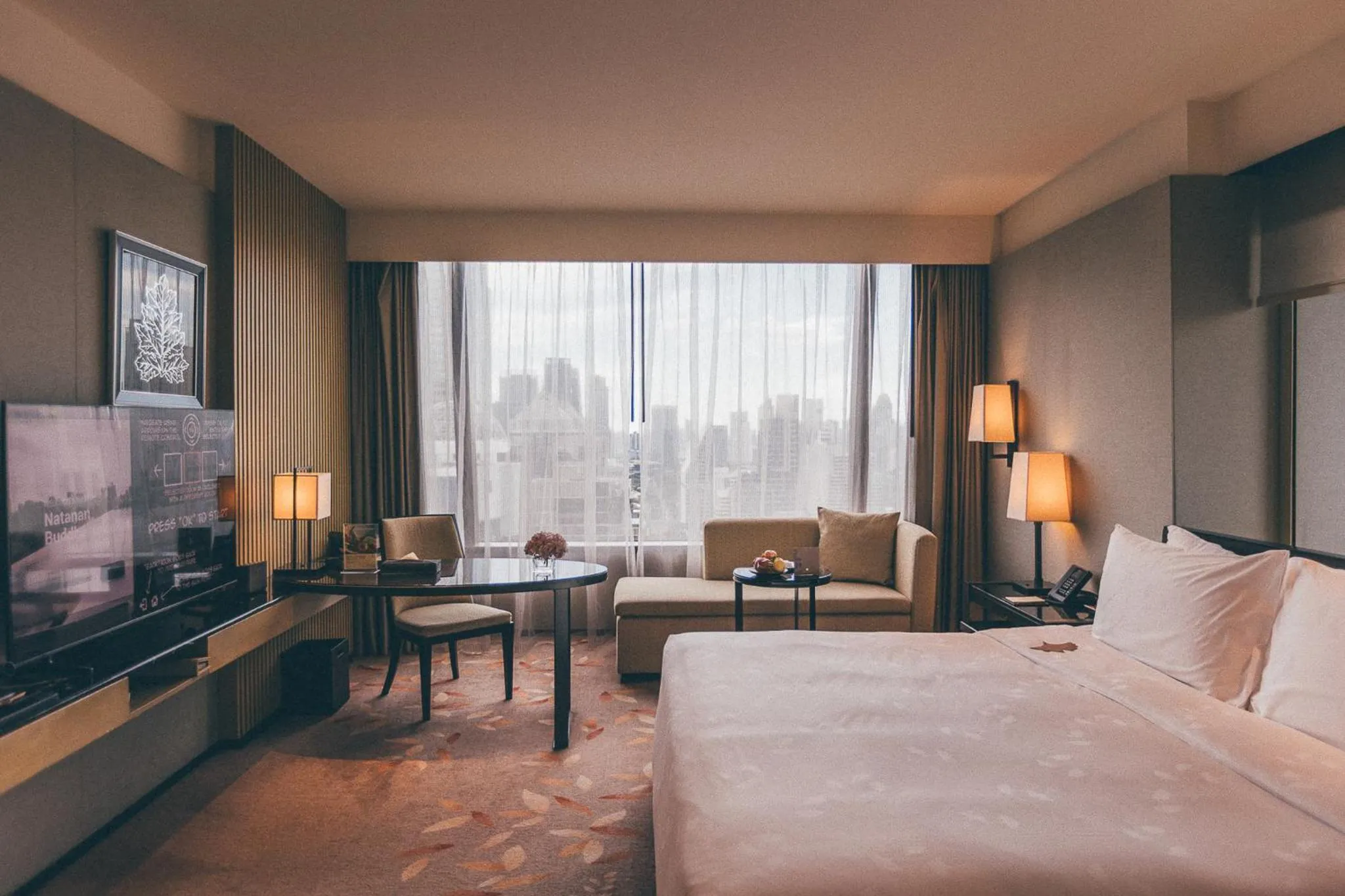 View (from property/room), Bed in The Okura Prestige Bangkok