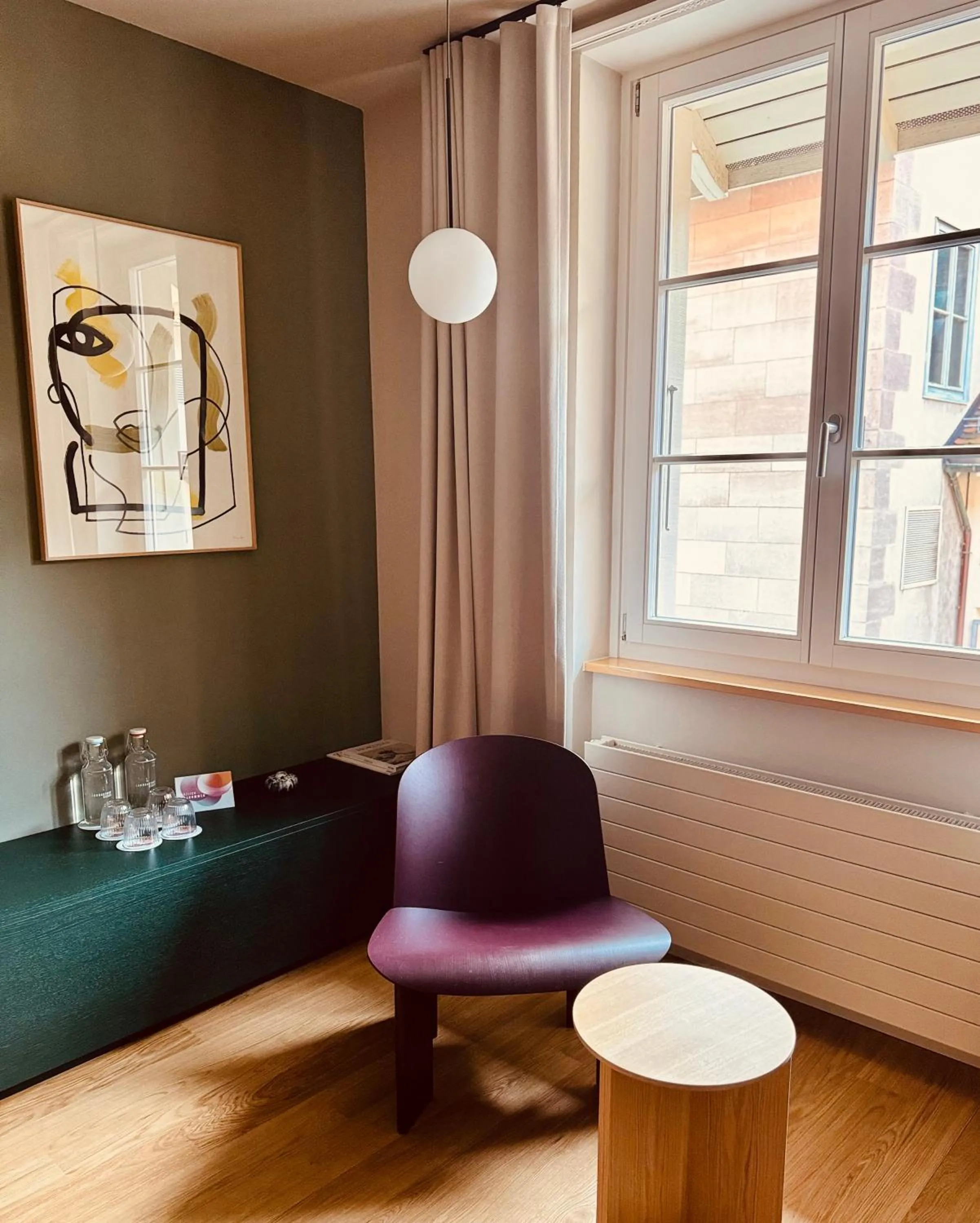Seating area in Landgasthof Riehen Hotel and Restaurant, Basel