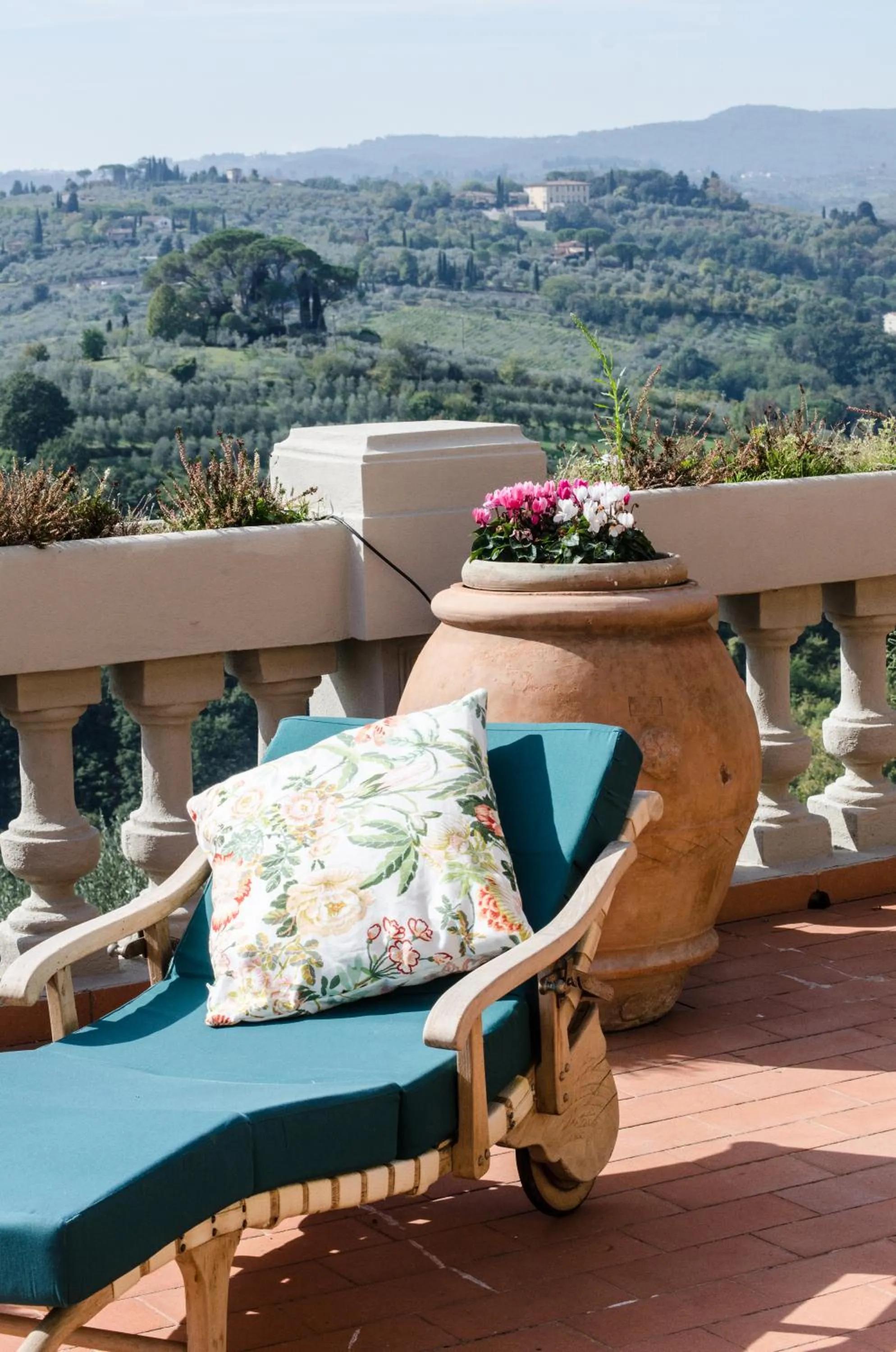 Balcony/Terrace in Villa La Piccioncina Firenze