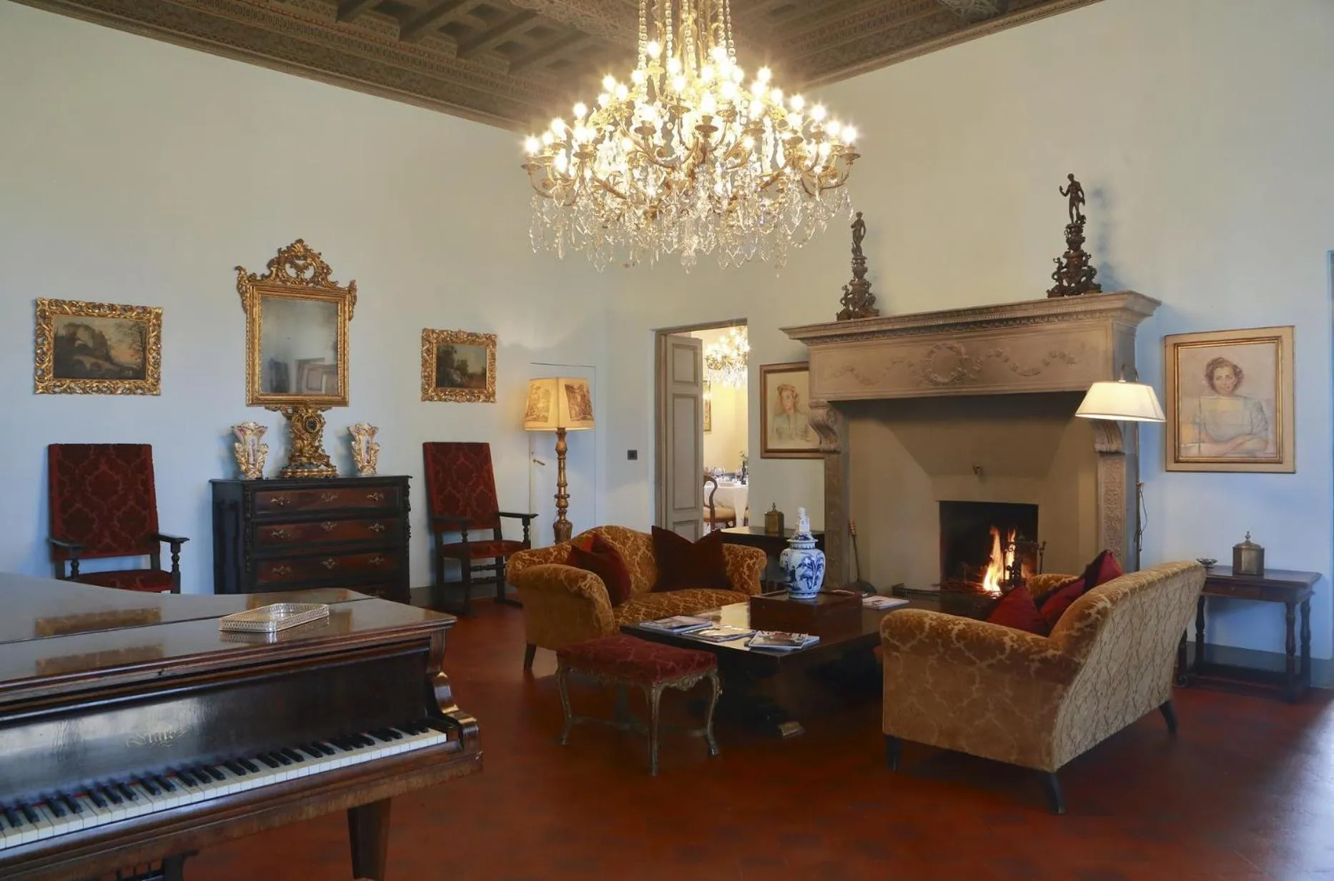 Living room in Villa La Piccioncina Firenze