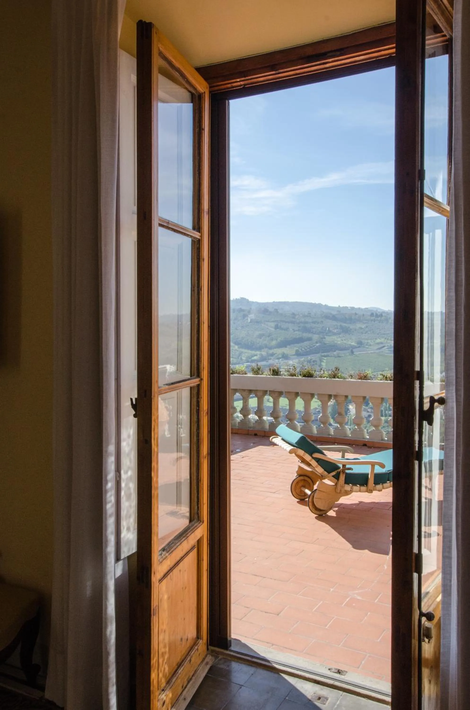Balcony/Terrace in Villa La Piccioncina Firenze