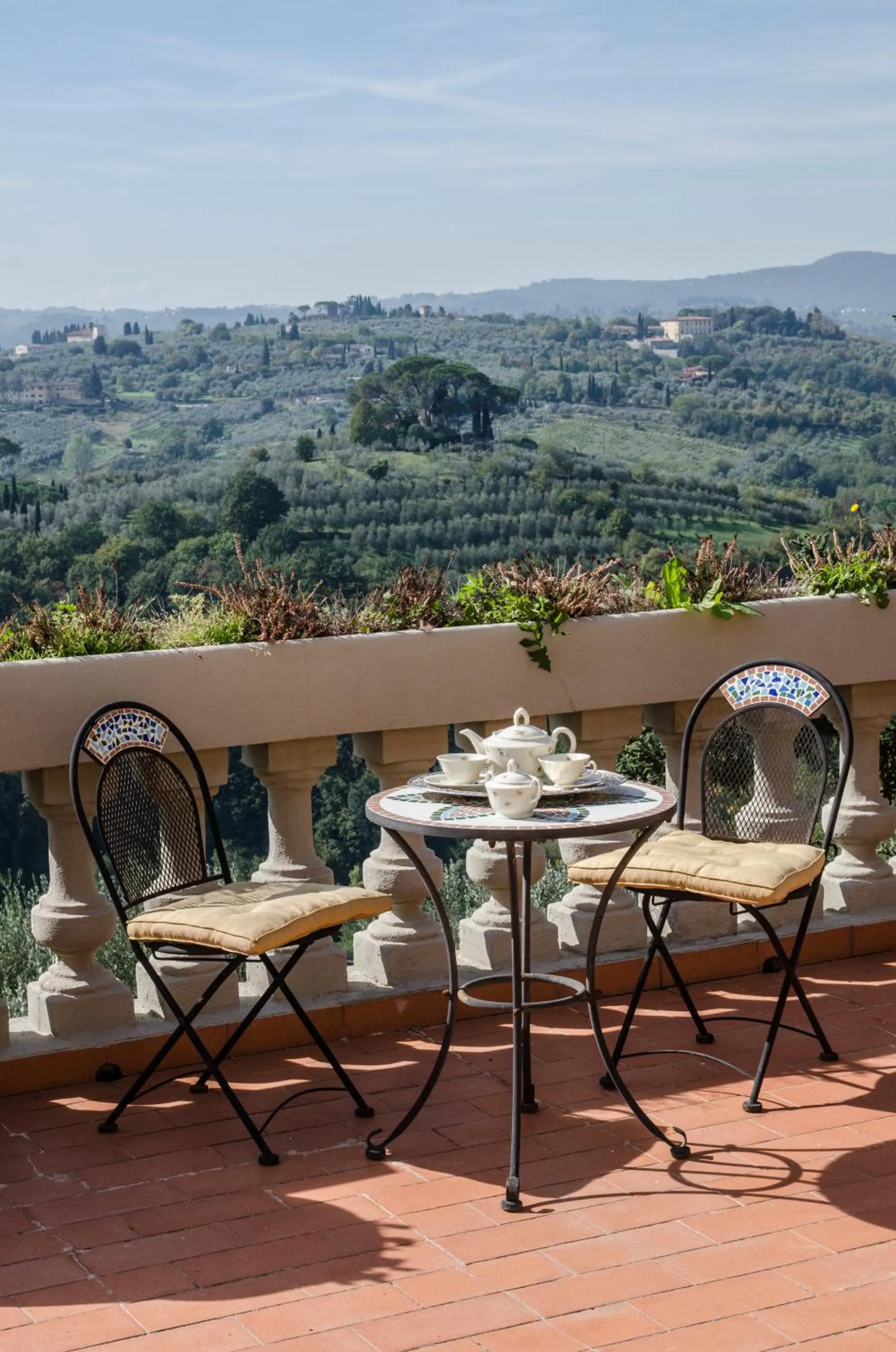 Balcony/Terrace in Villa La Piccioncina Firenze