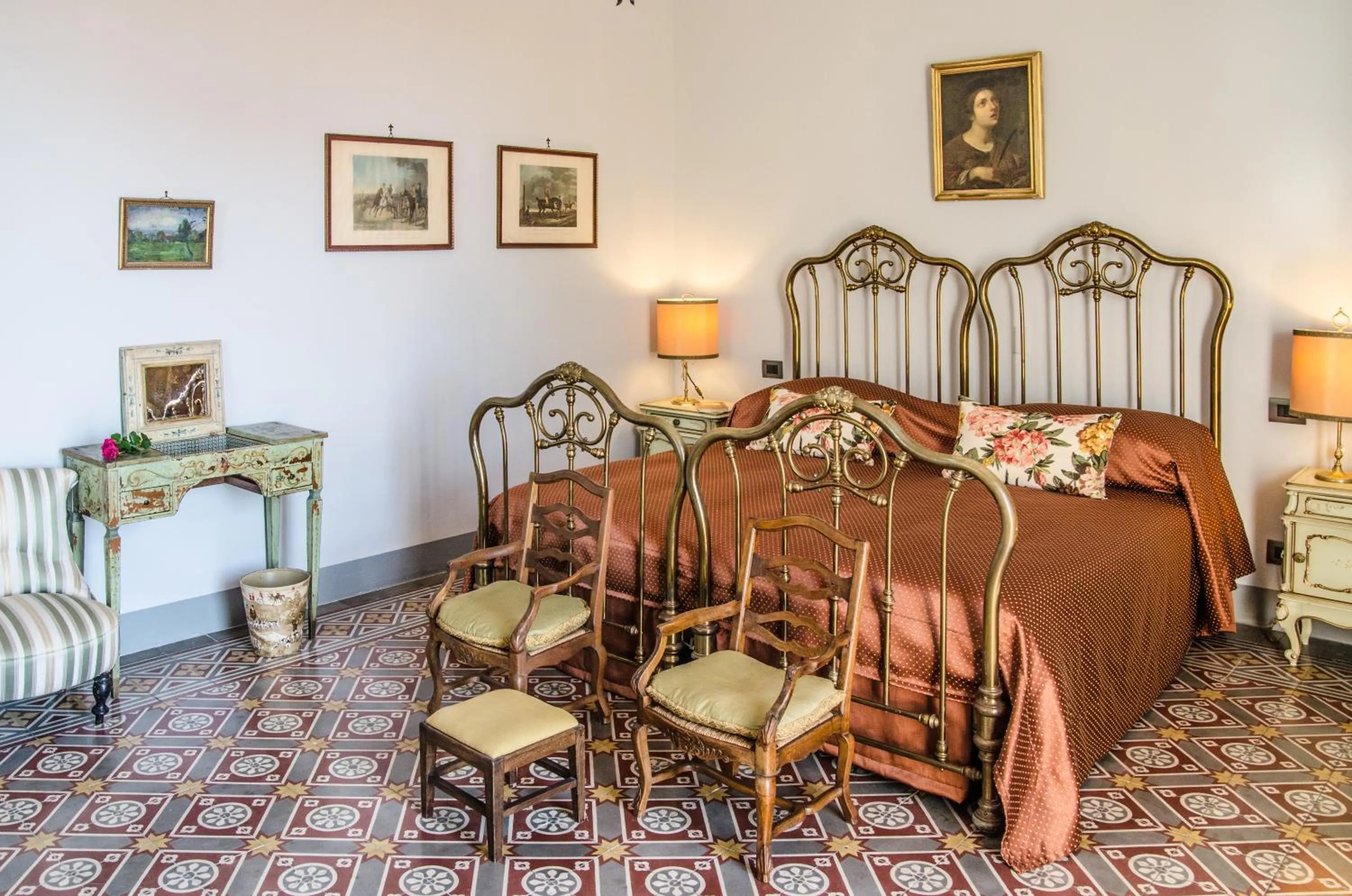 Bedroom, Bed in Villa La Piccioncina Firenze