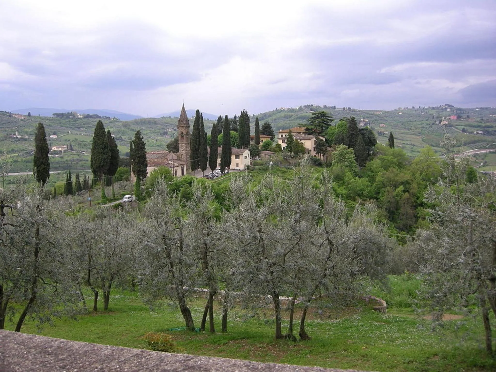 Bird's eye view in Villa La Piccioncina Firenze
