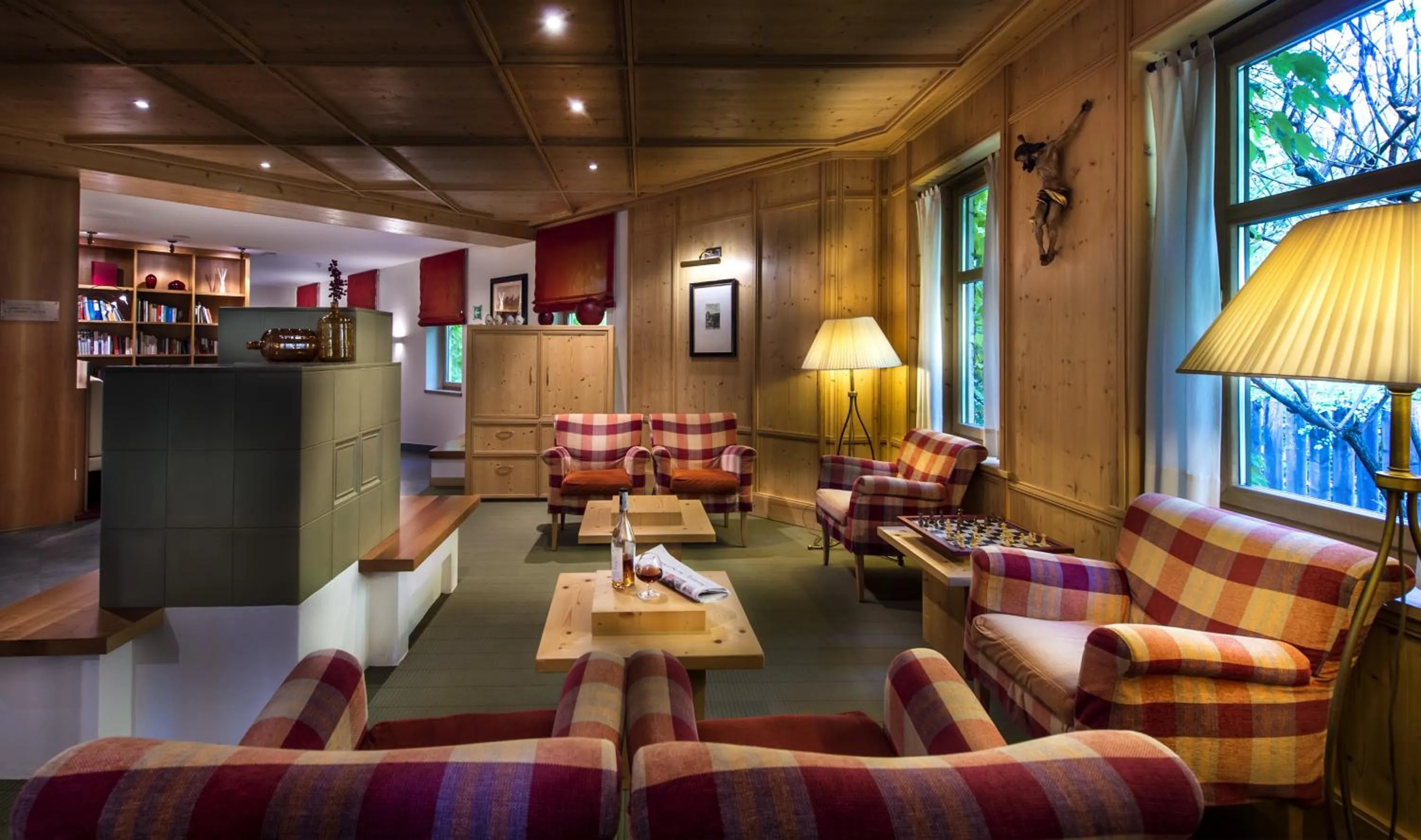 Lobby or reception in Hotel St. Anton