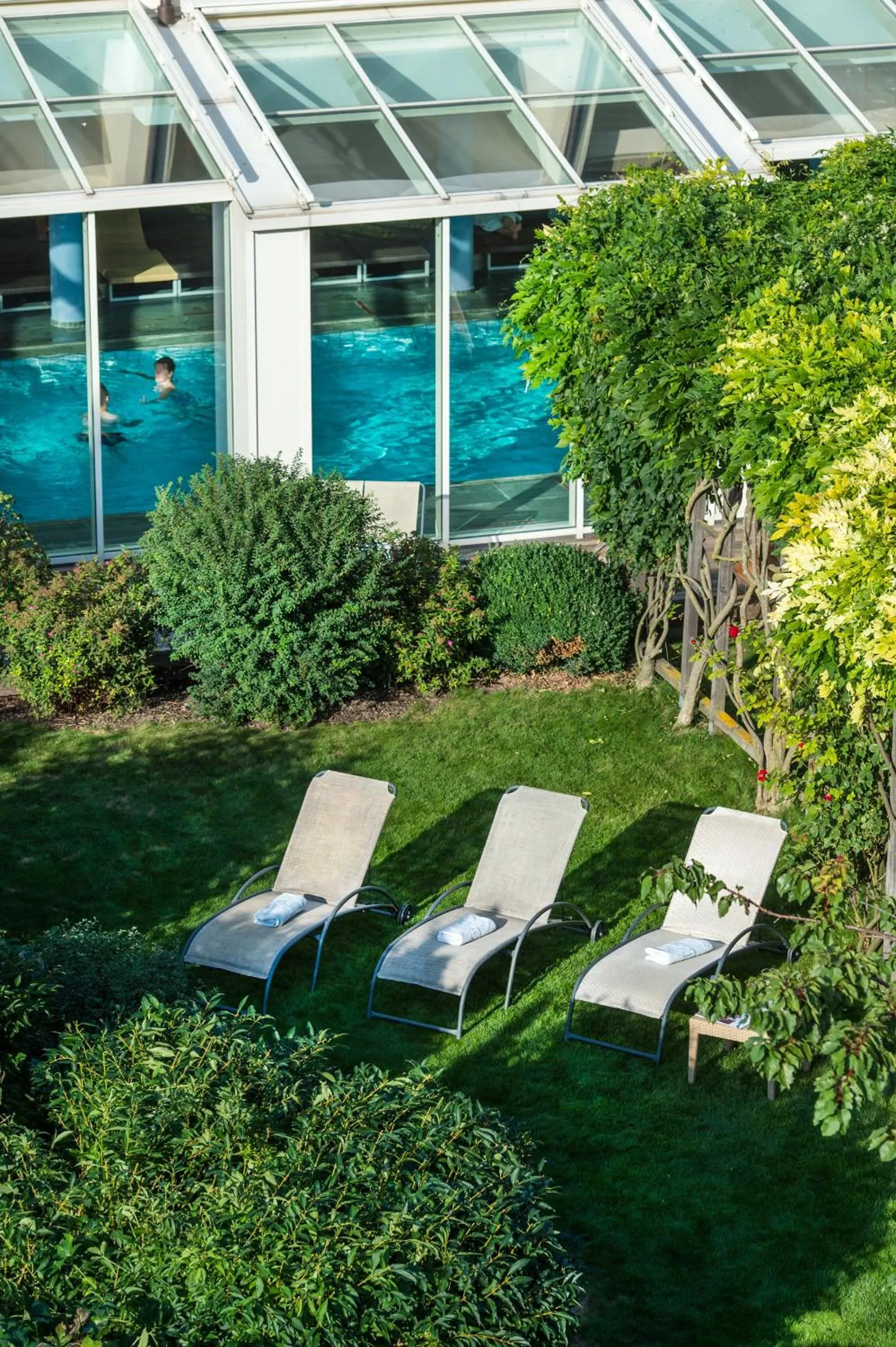 Garden in Hotel St. Anton