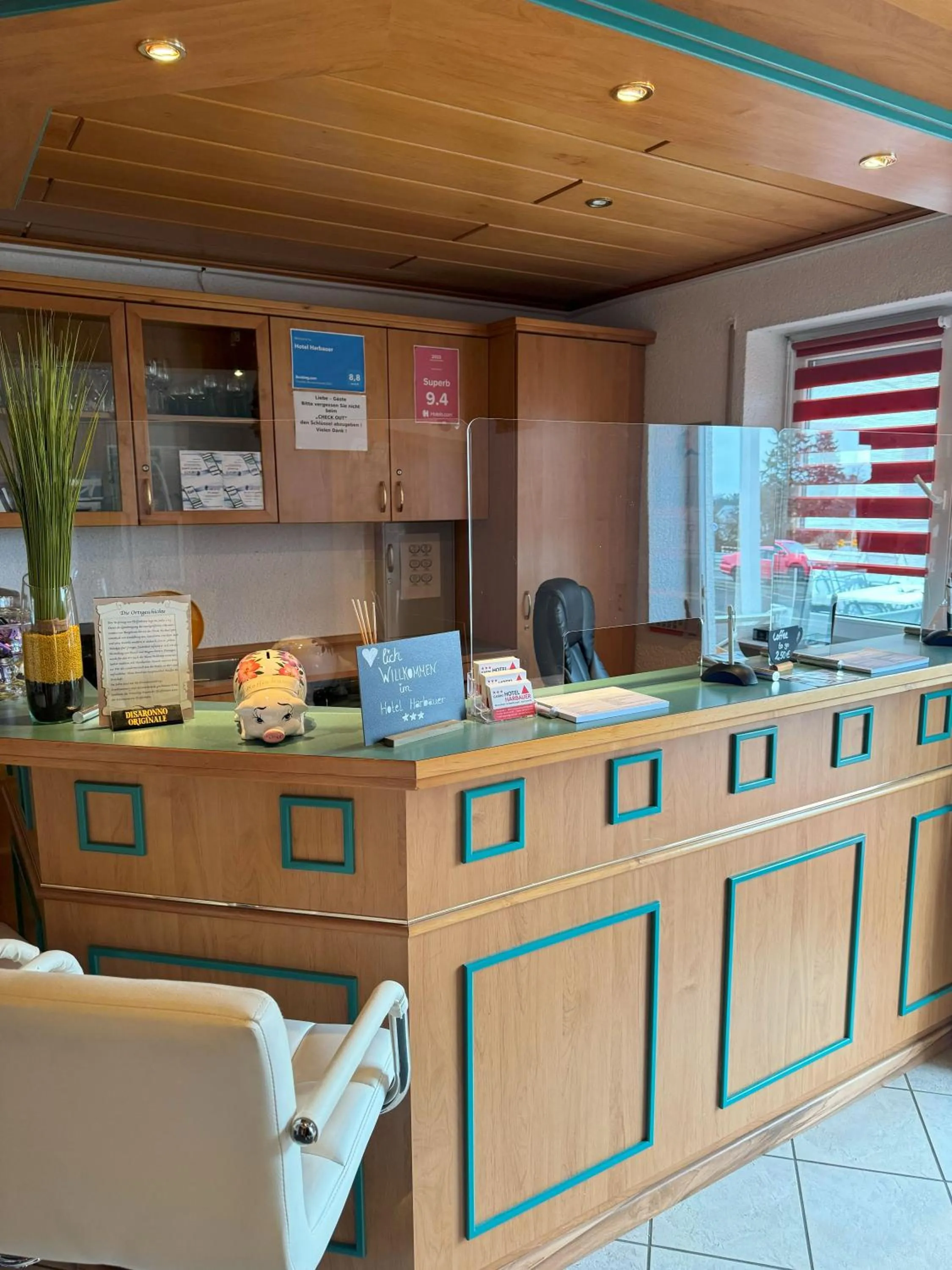 Lobby or reception in Hotel Harbauer