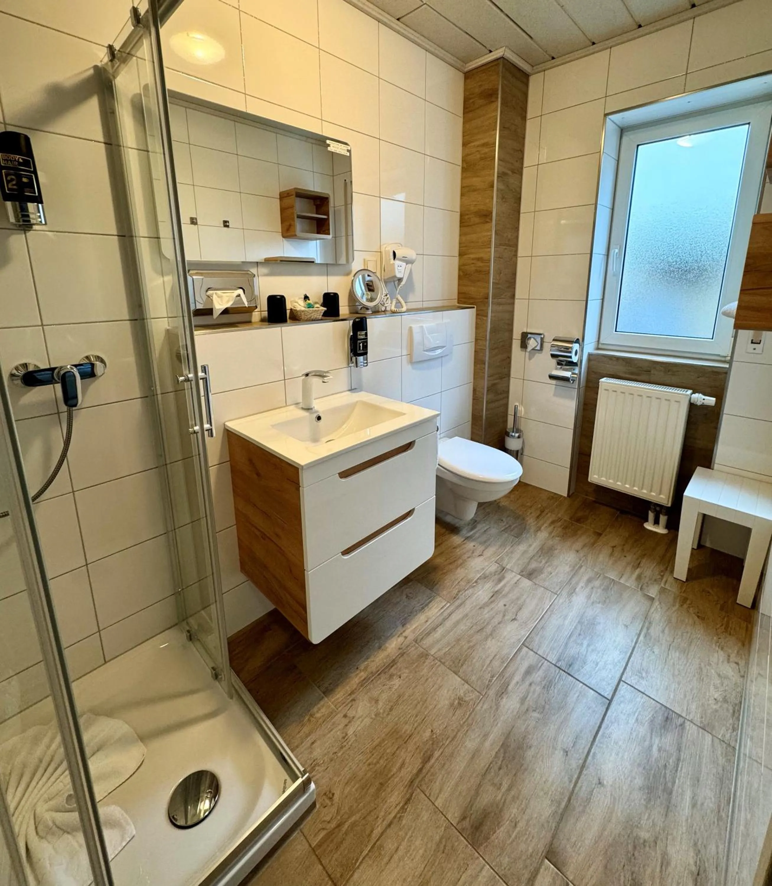 Bathroom in Hotel Harbauer