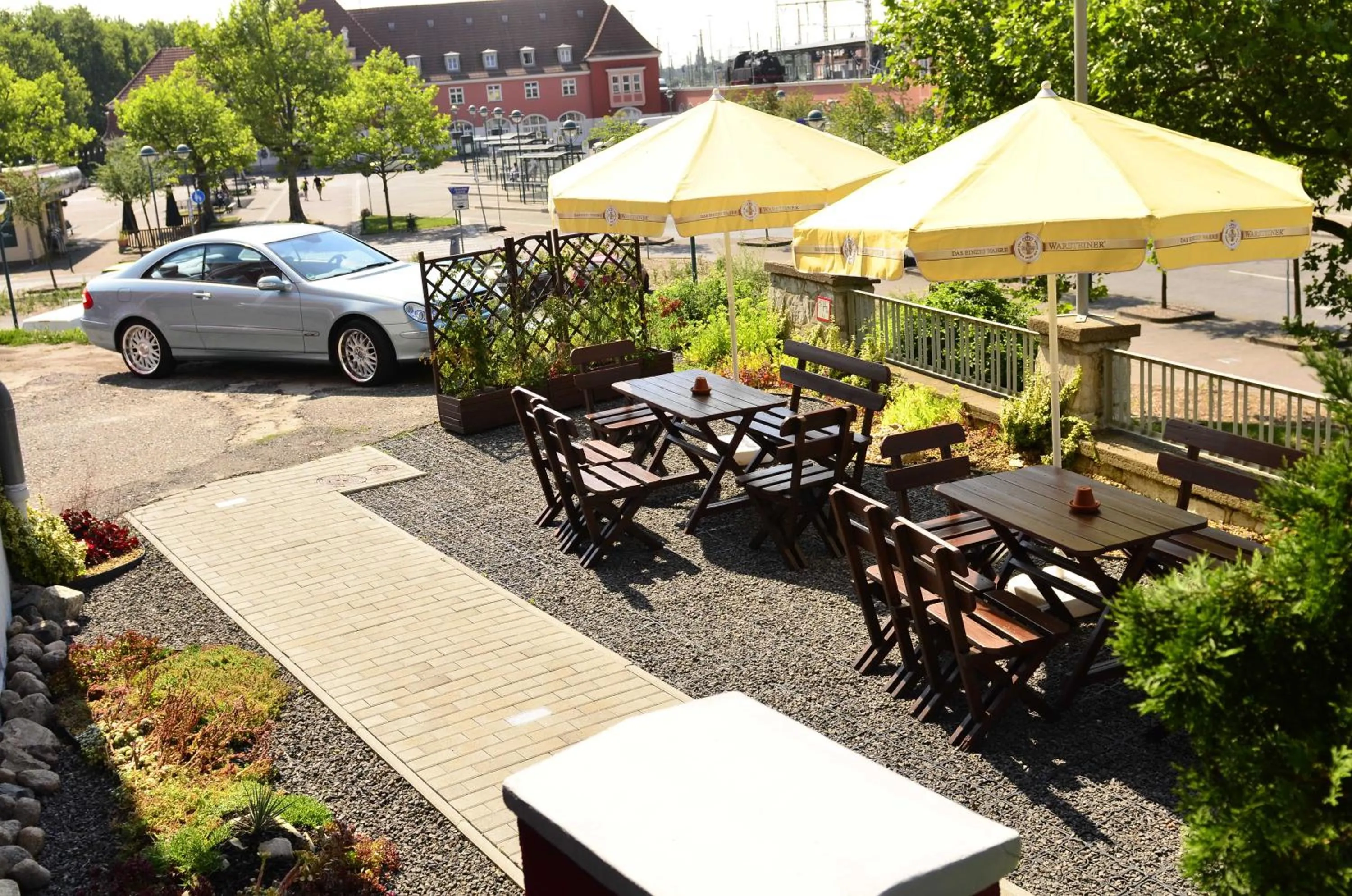 Balcony/Terrace in City Residence Hotel Frankfurt-Oder Bahnhof