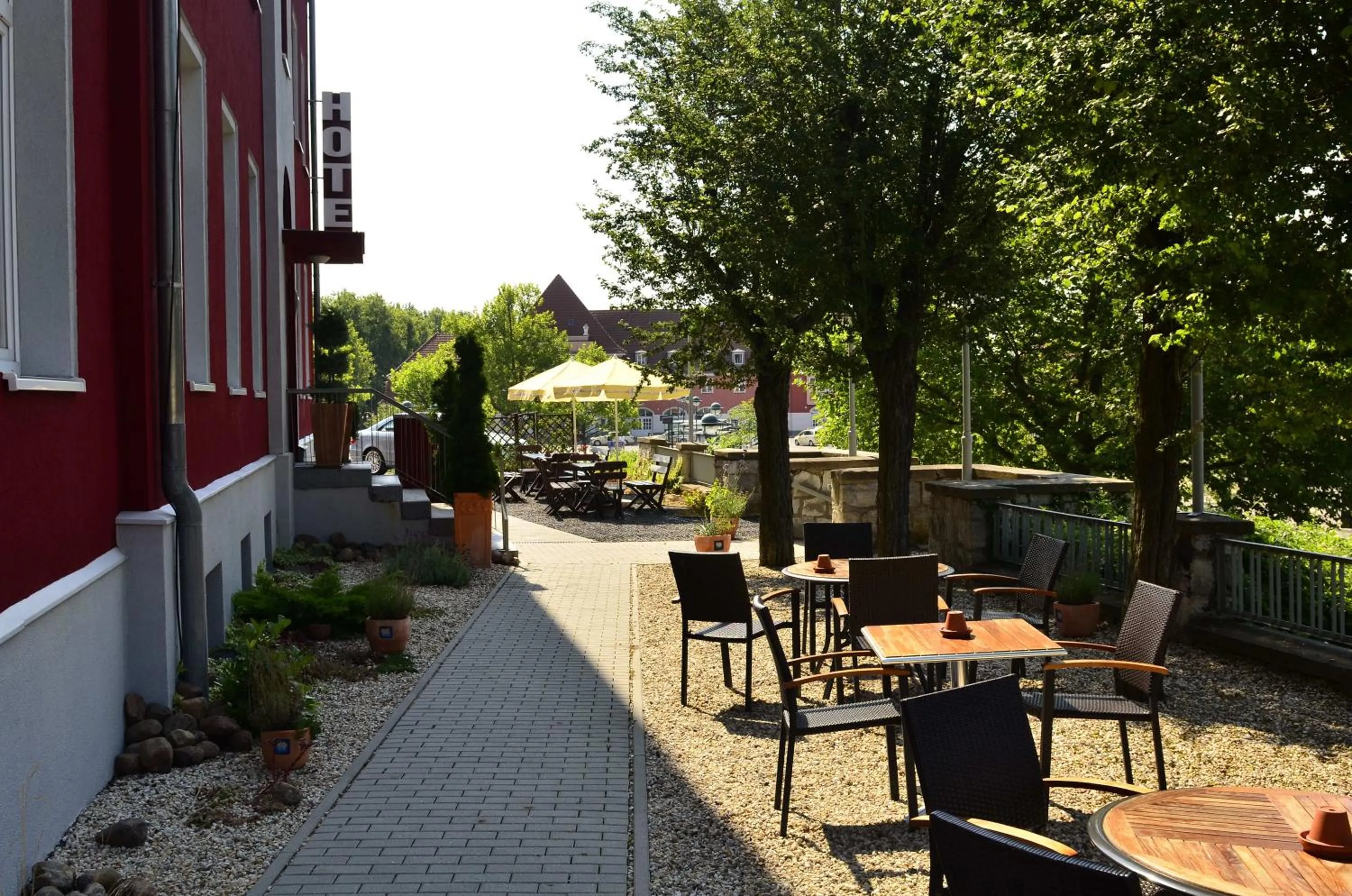 Balcony/Terrace in City Residence Hotel Frankfurt-Oder Bahnhof