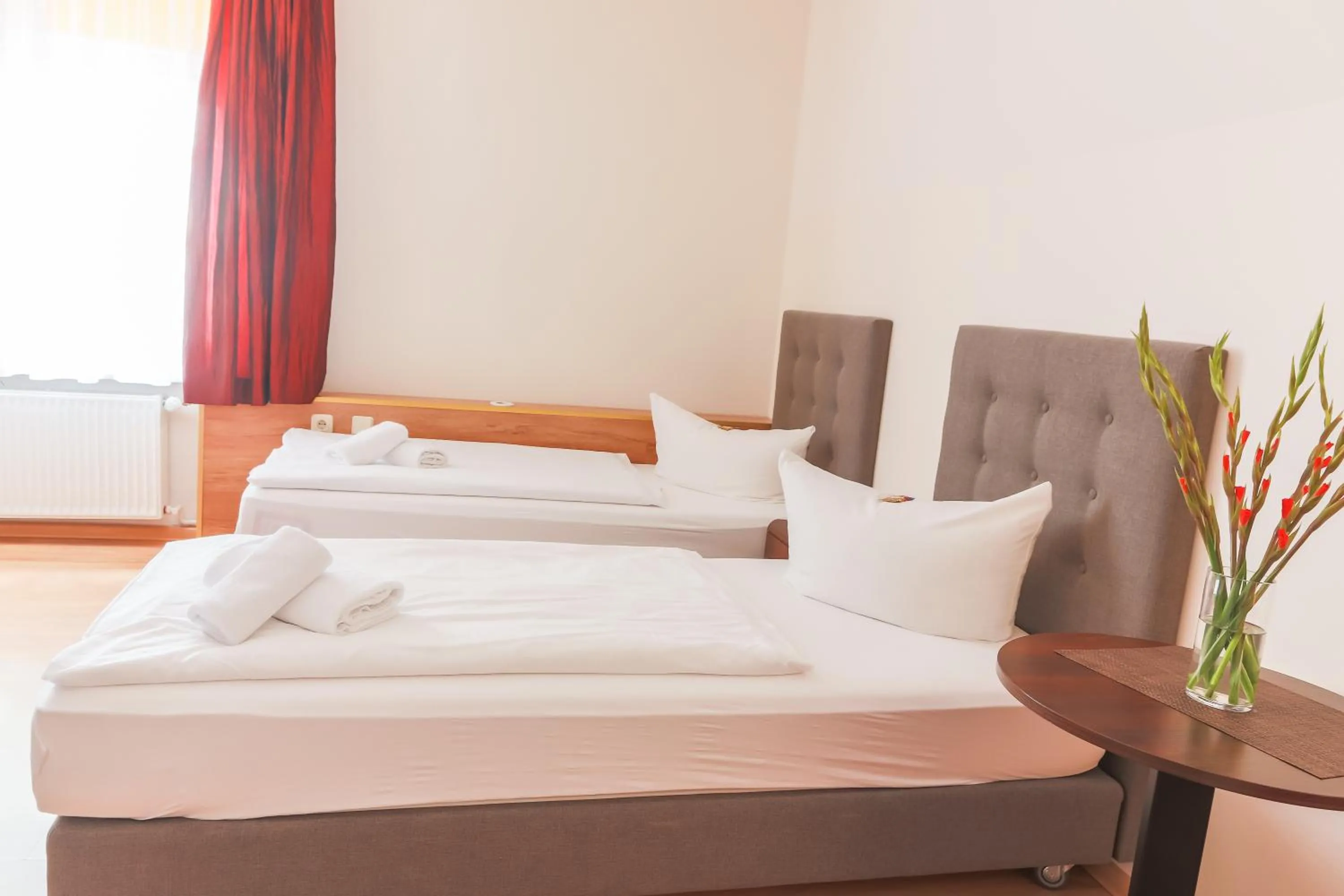 Bed in City Residence Hotel Frankfurt-Oder Bahnhof