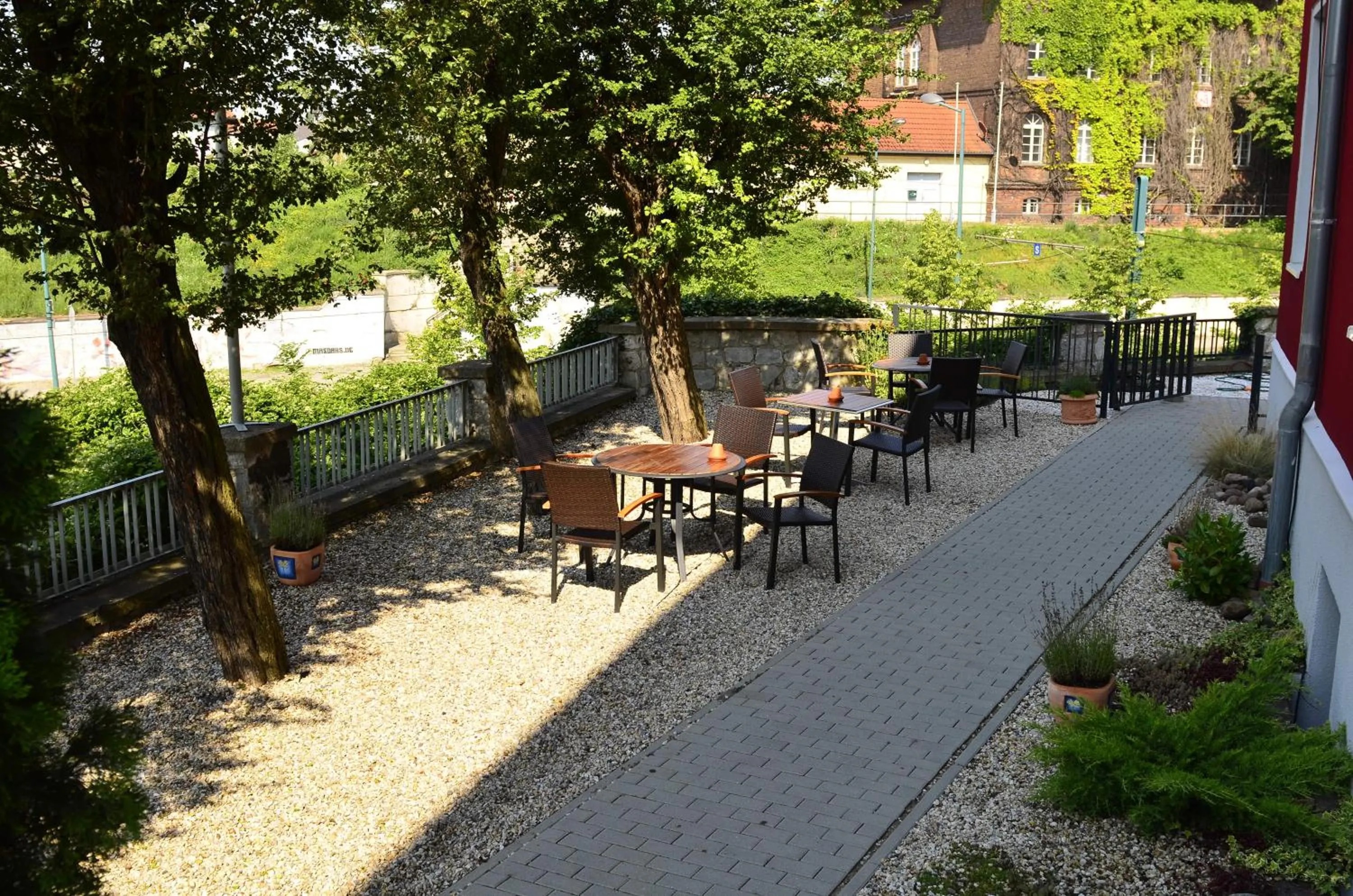 Balcony/Terrace in City Residence Hotel Frankfurt-Oder Bahnhof