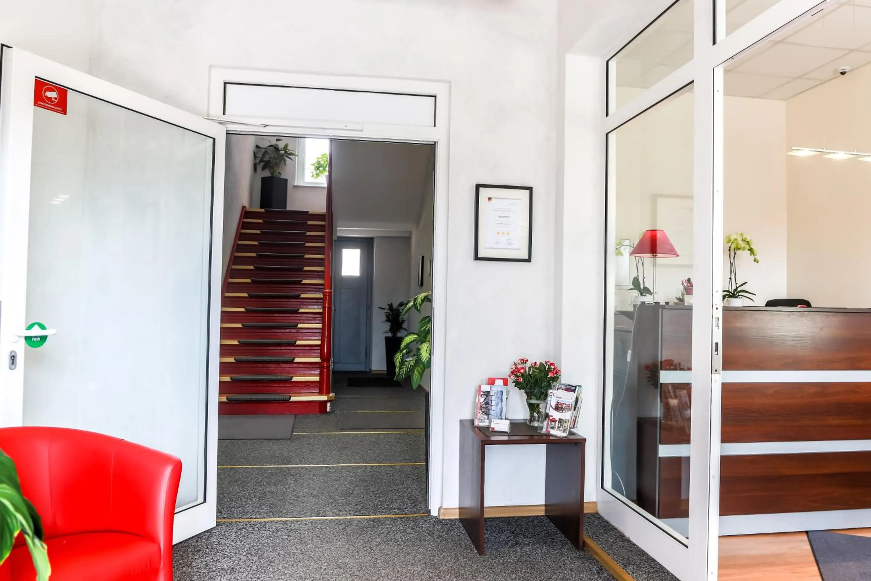 Lobby or reception in City Residence Hotel Frankfurt-Oder Bahnhof