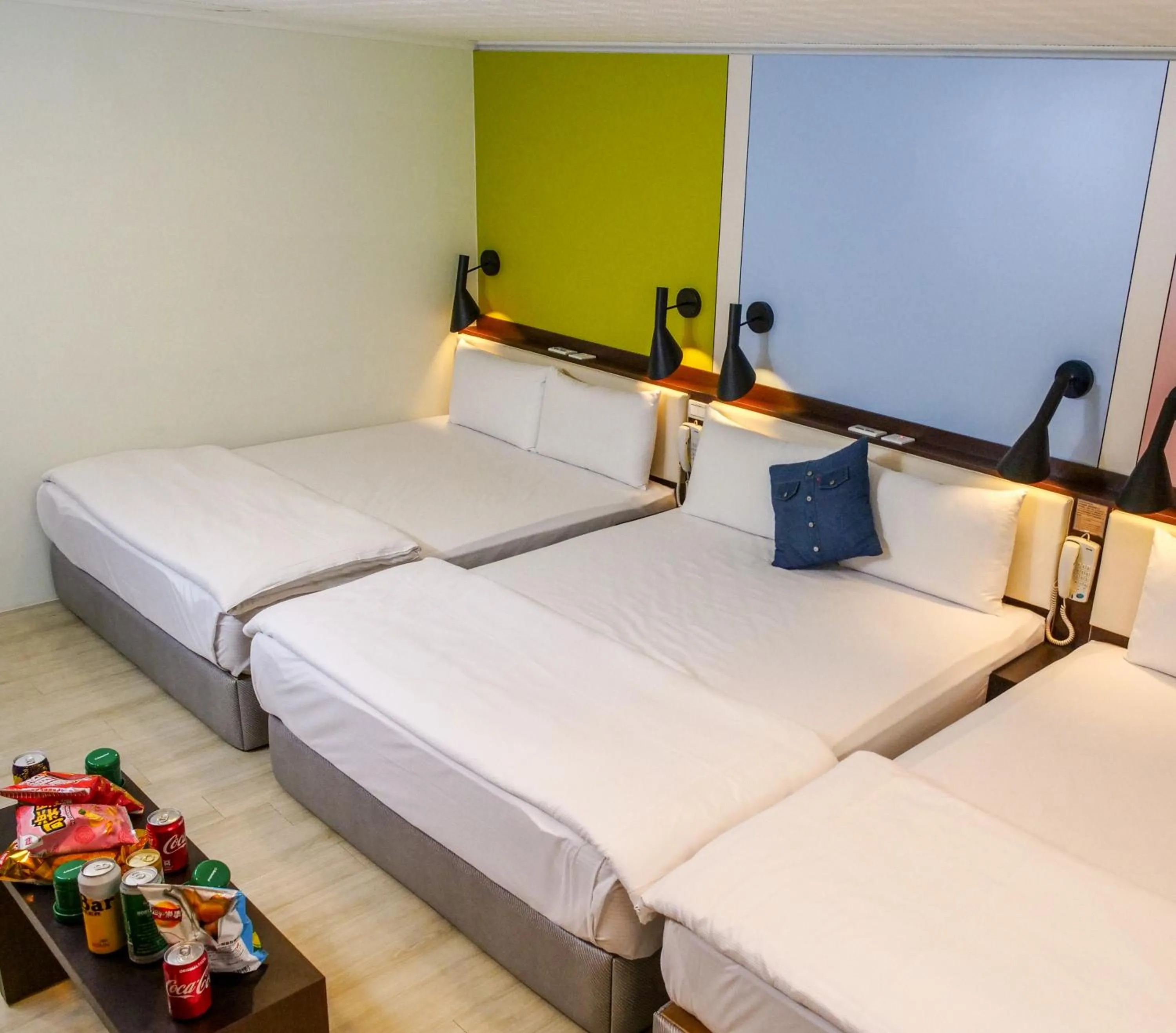 Bed in MF Hotel, penghu