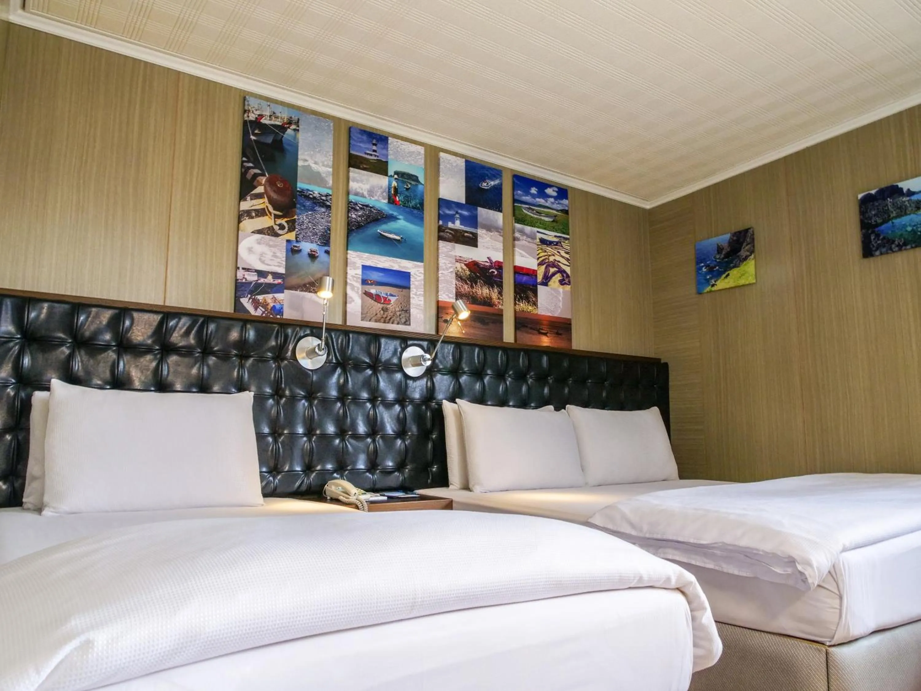 Bed in MF Hotel, penghu