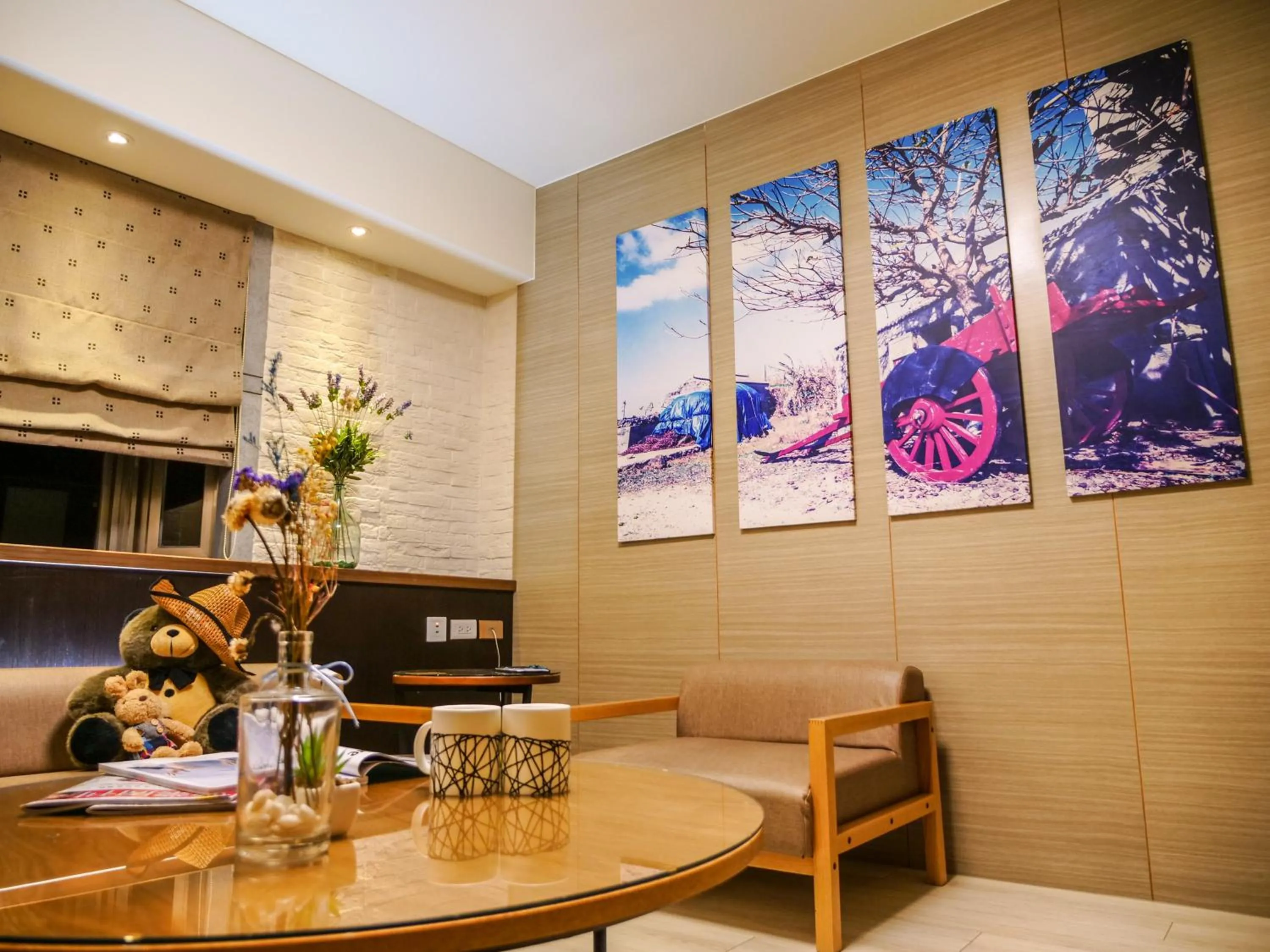 Living room in MF Hotel, penghu