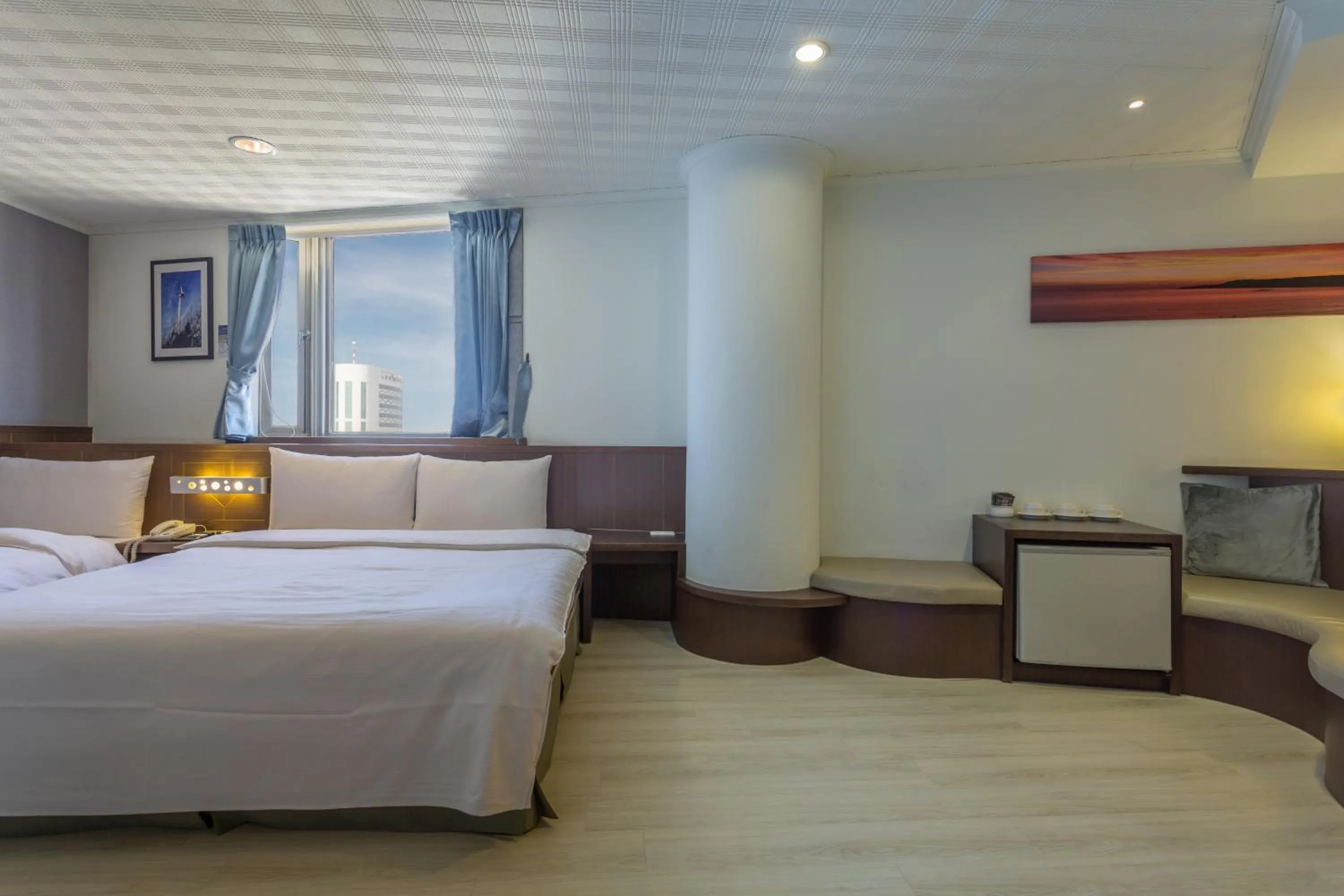 Bedroom, Bed in MF Hotel, penghu