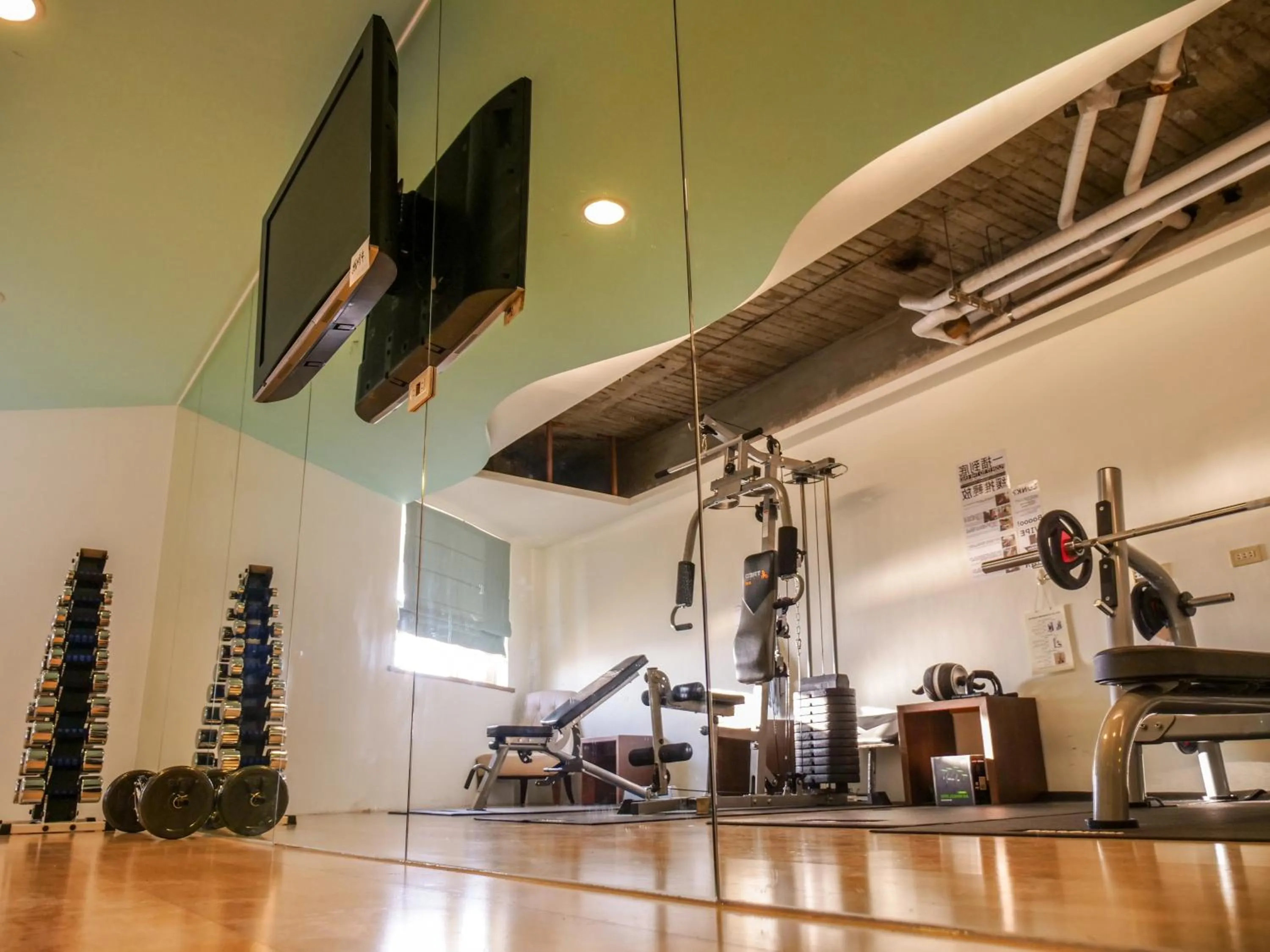 Fitness centre/facilities in MF Hotel, penghu