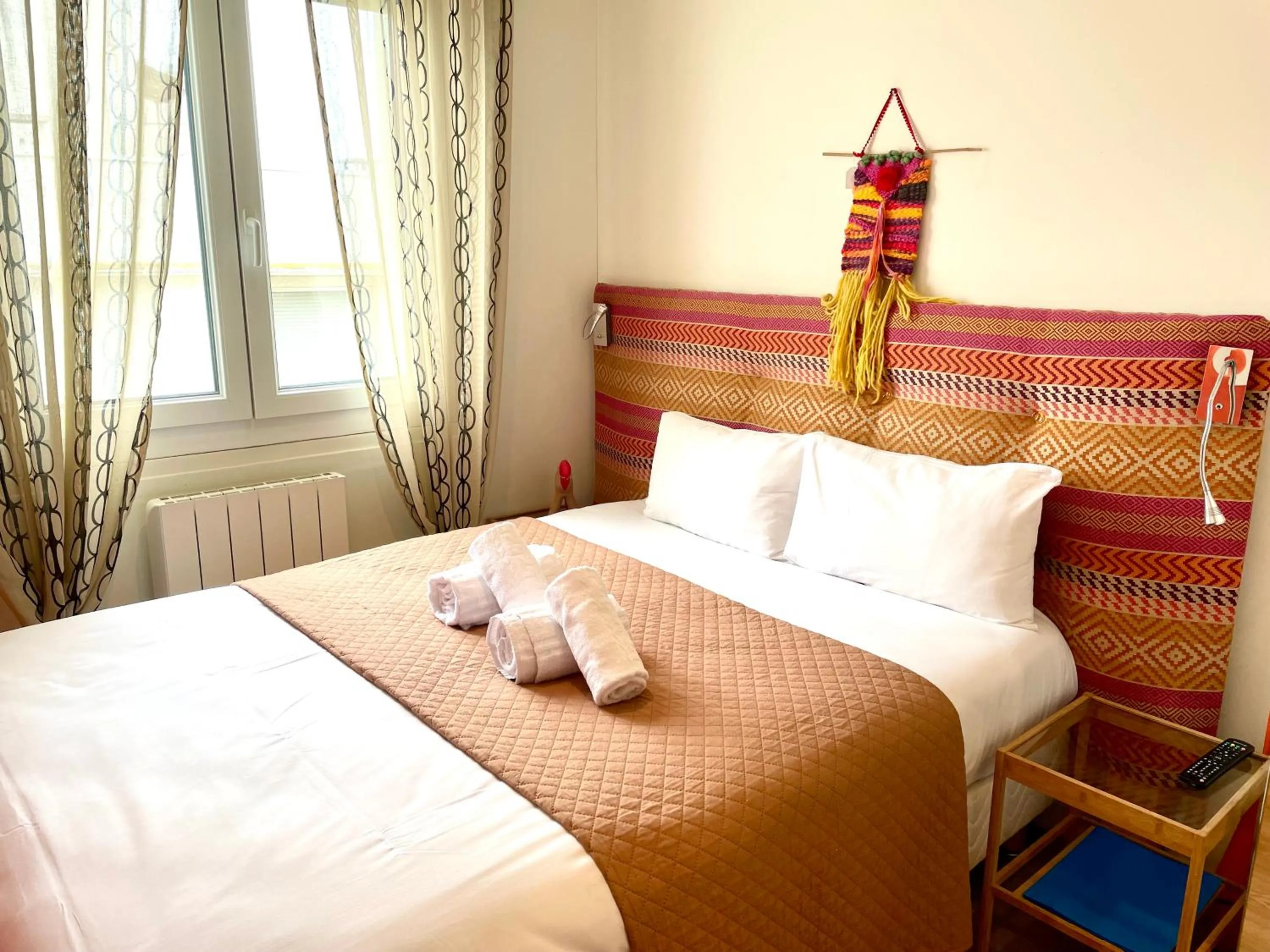 Bed in Hôtel Restaurant Gédéon