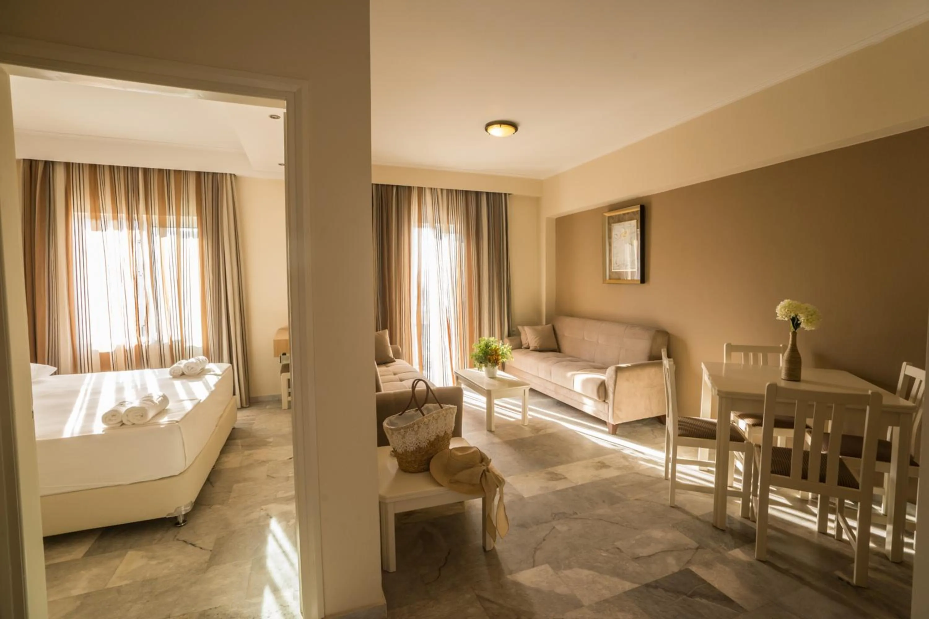 Living room in Golden Bay