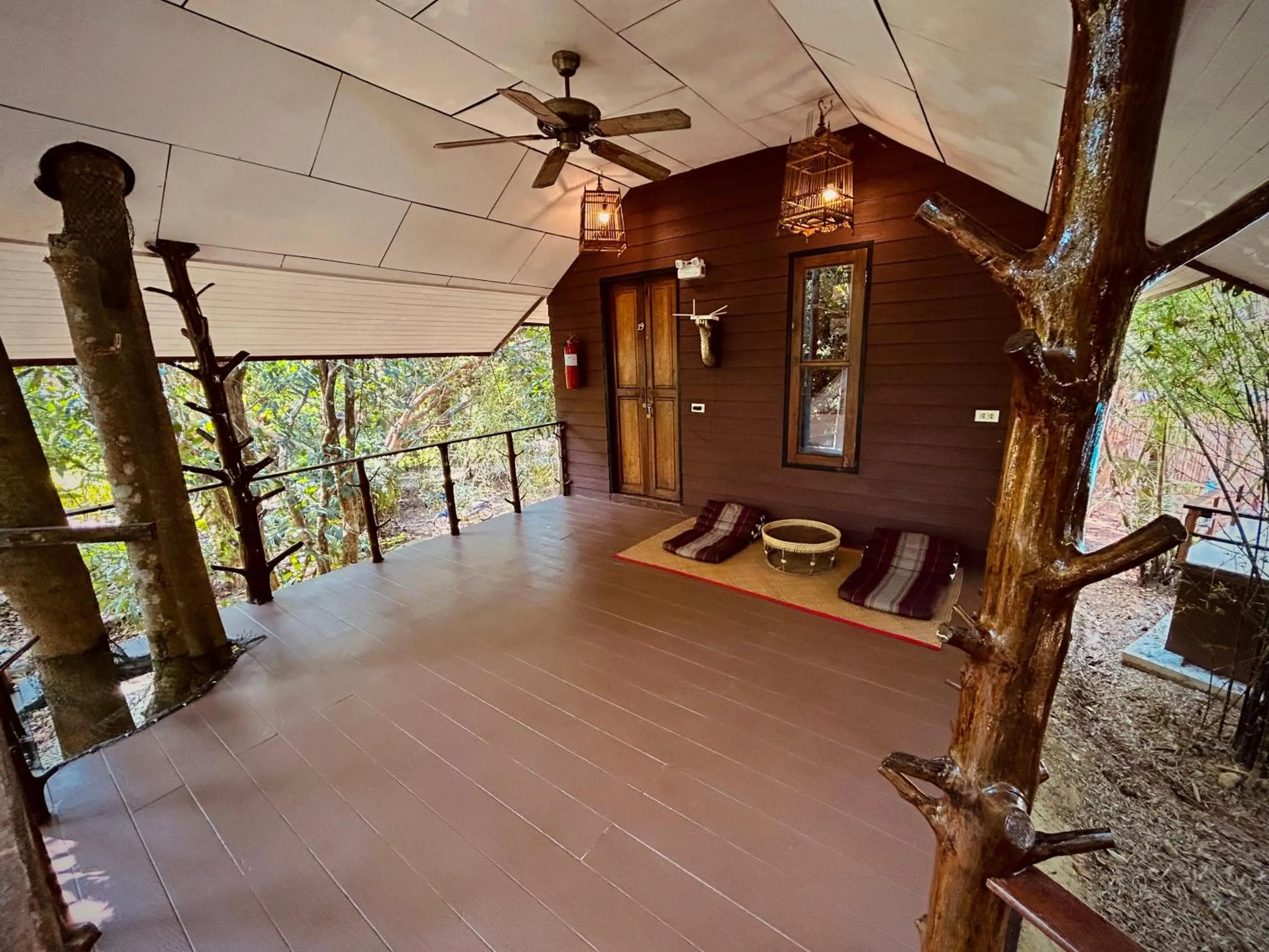 Patio in Khao Sok Paradise Resort