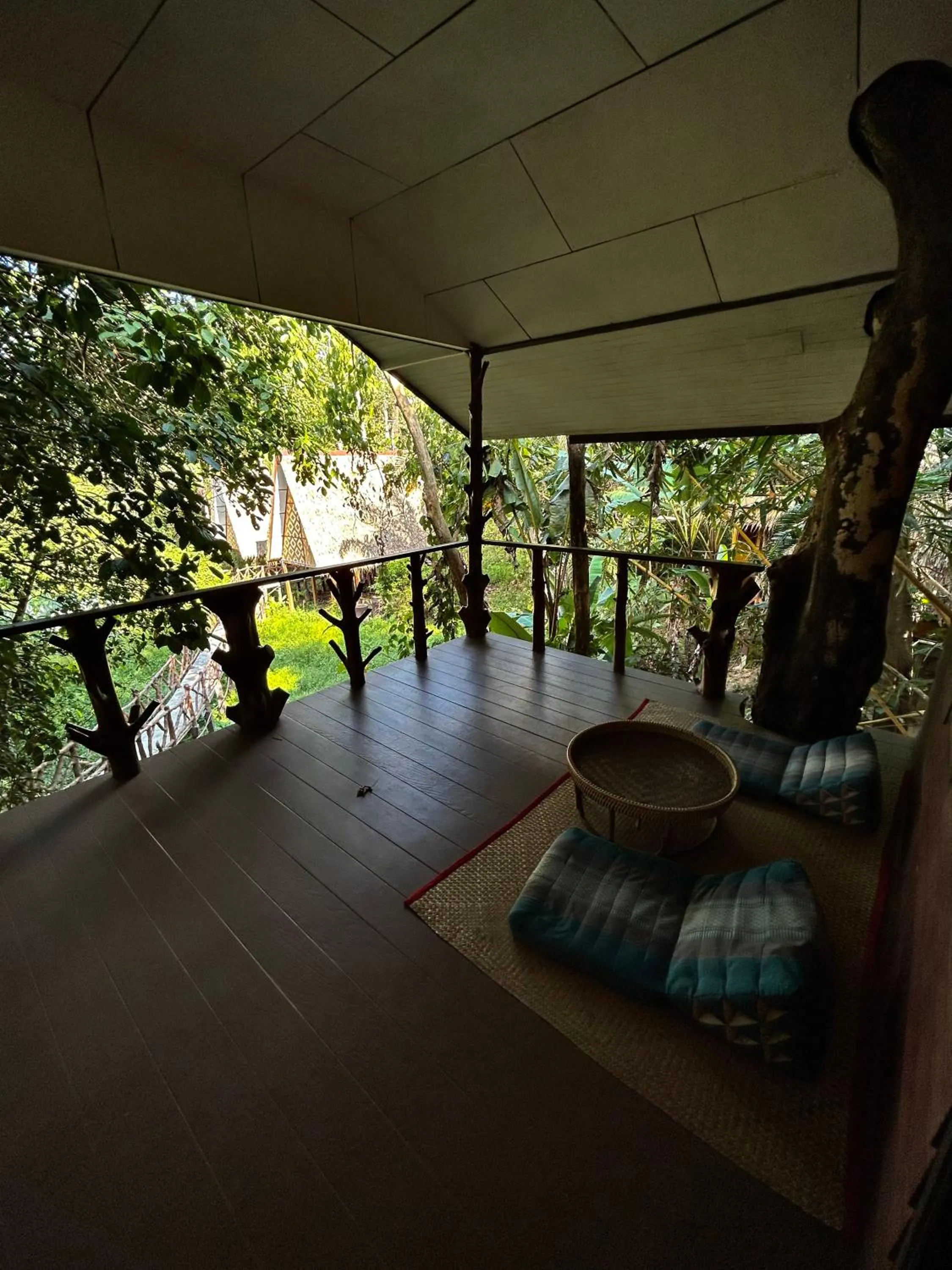 Patio in Khao Sok Paradise Resort