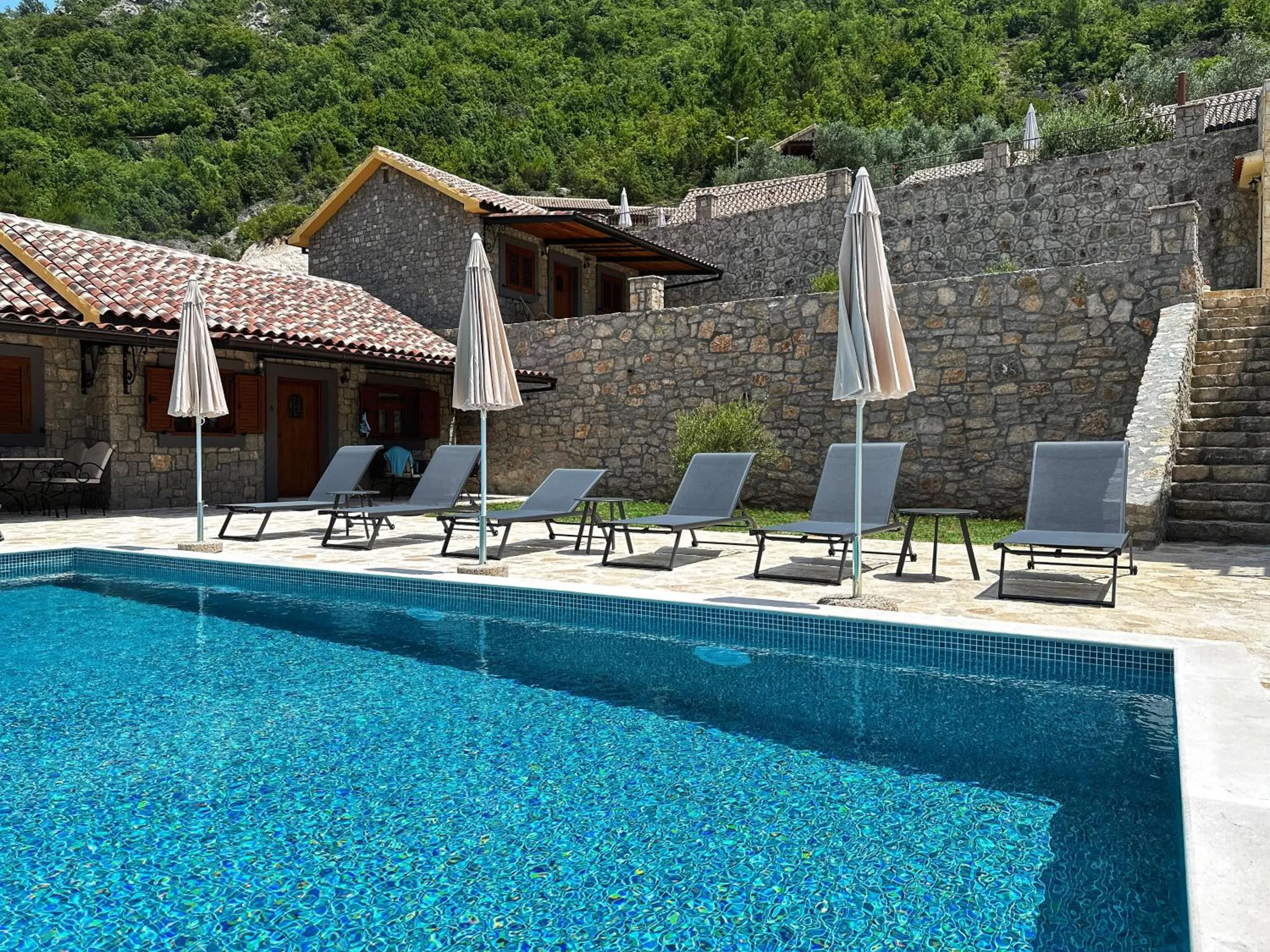 Swimming pool in Eco Villas Merak