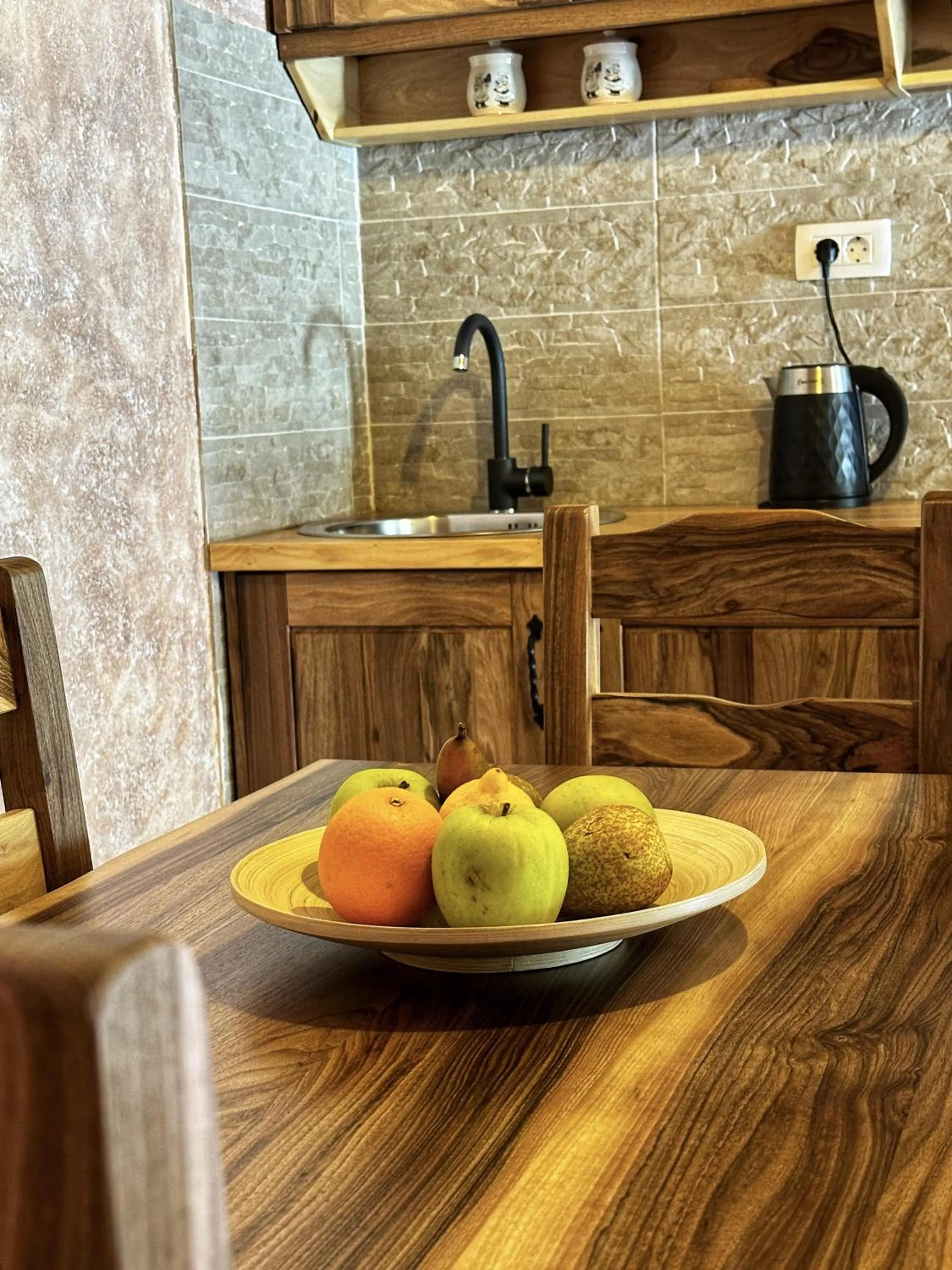 Dining area in Eco Villas Merak