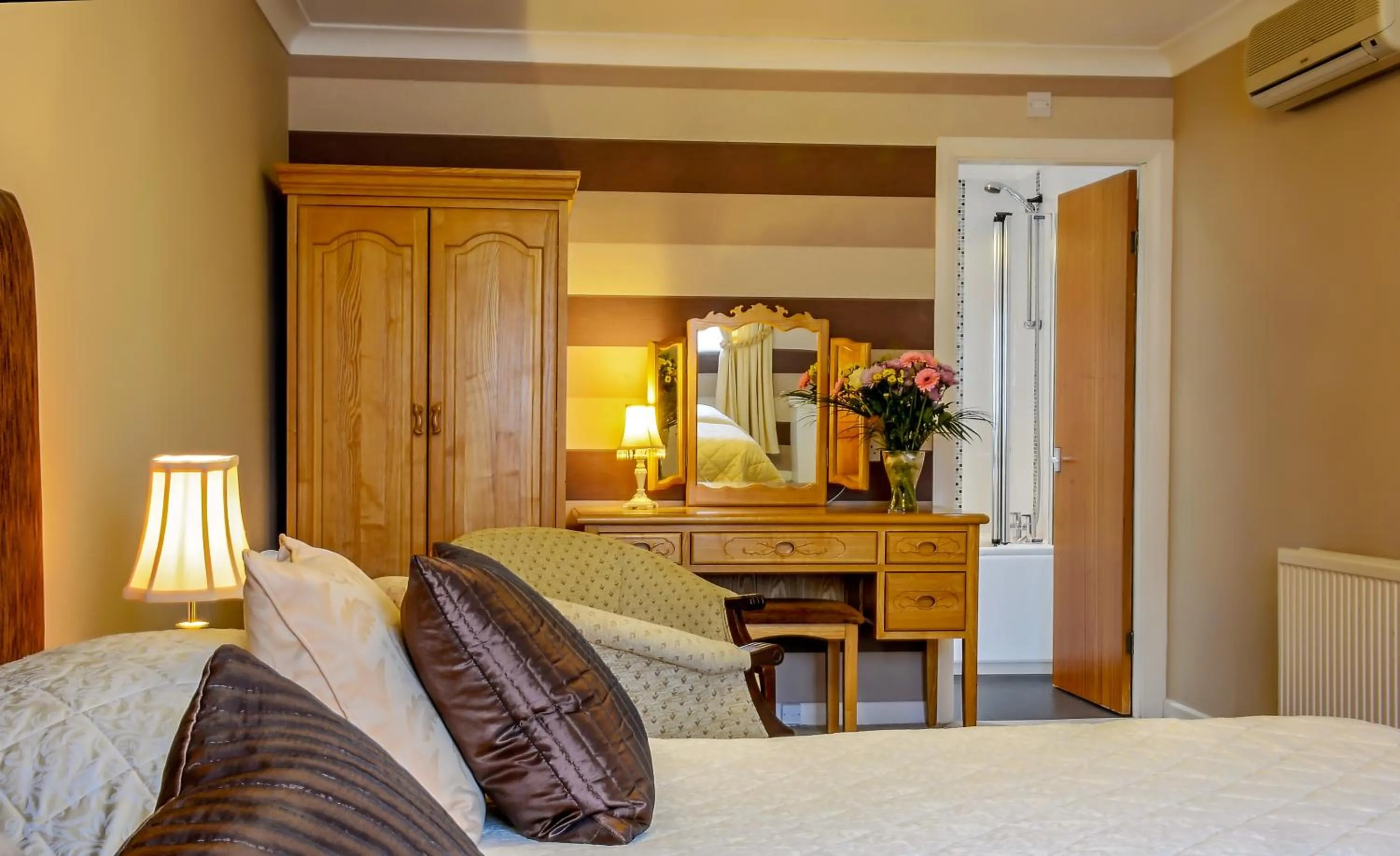 Bed in Revelstoke Hotel