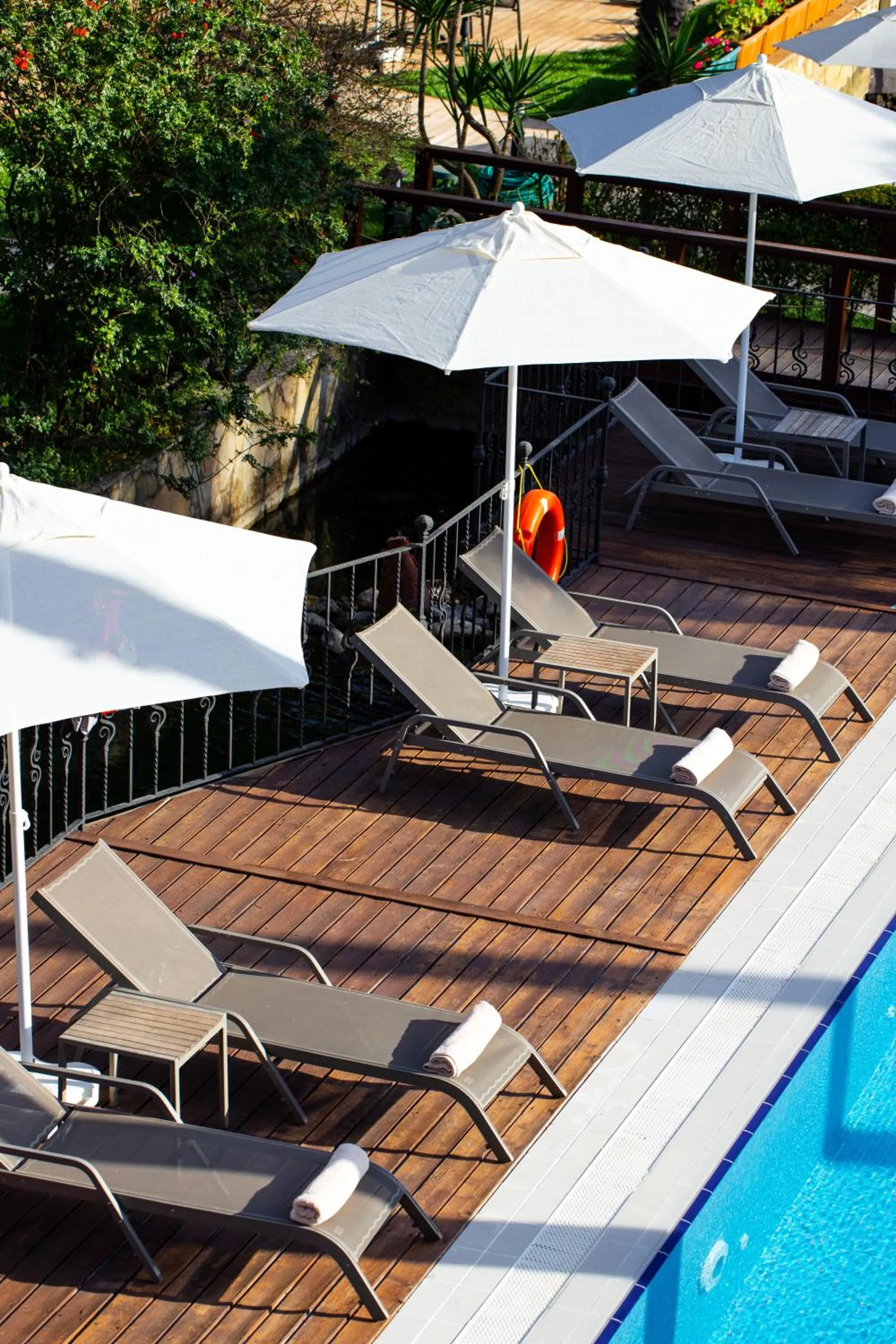 Pool view in Baga Hotel