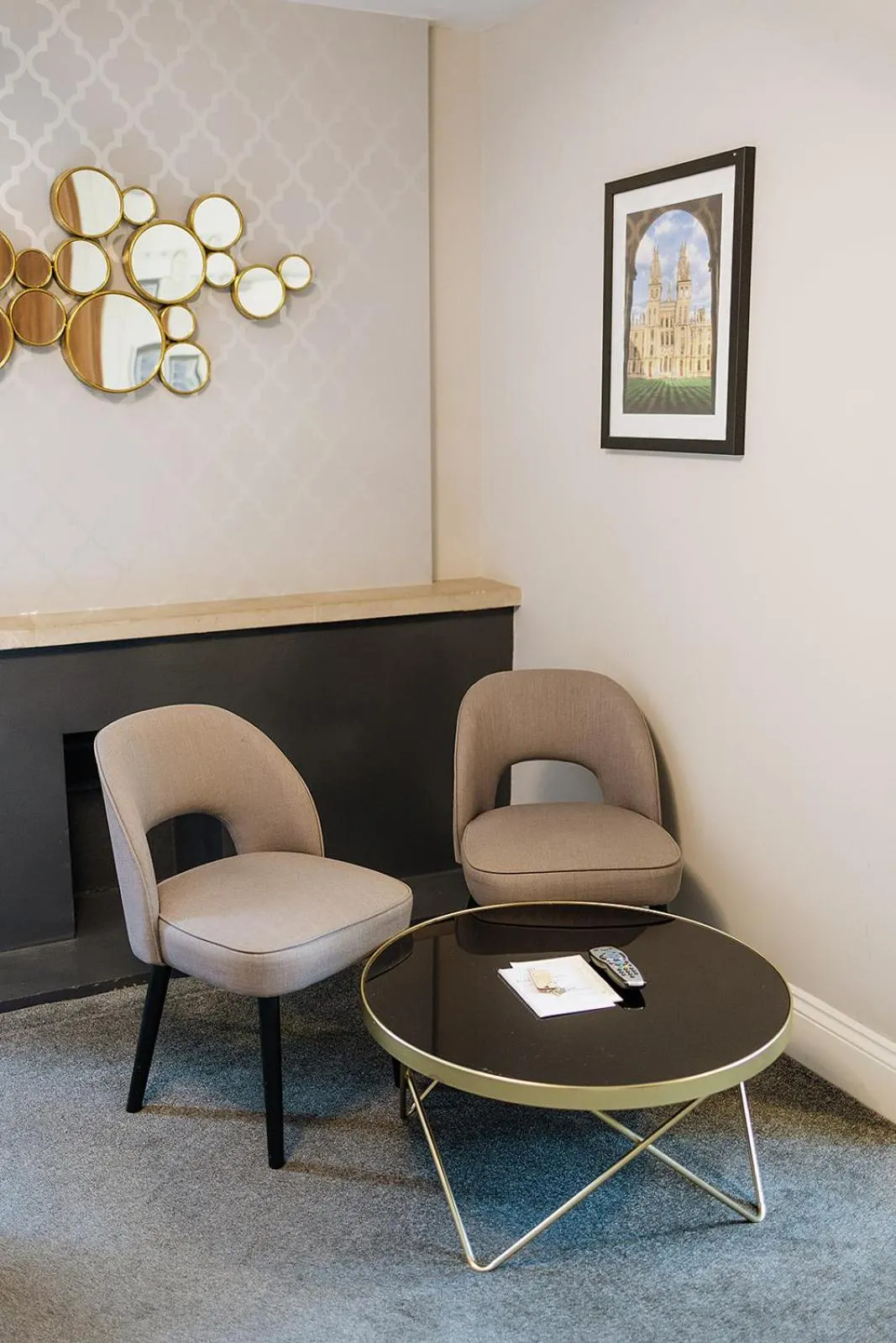 Seating area in Red Mullions Guest House