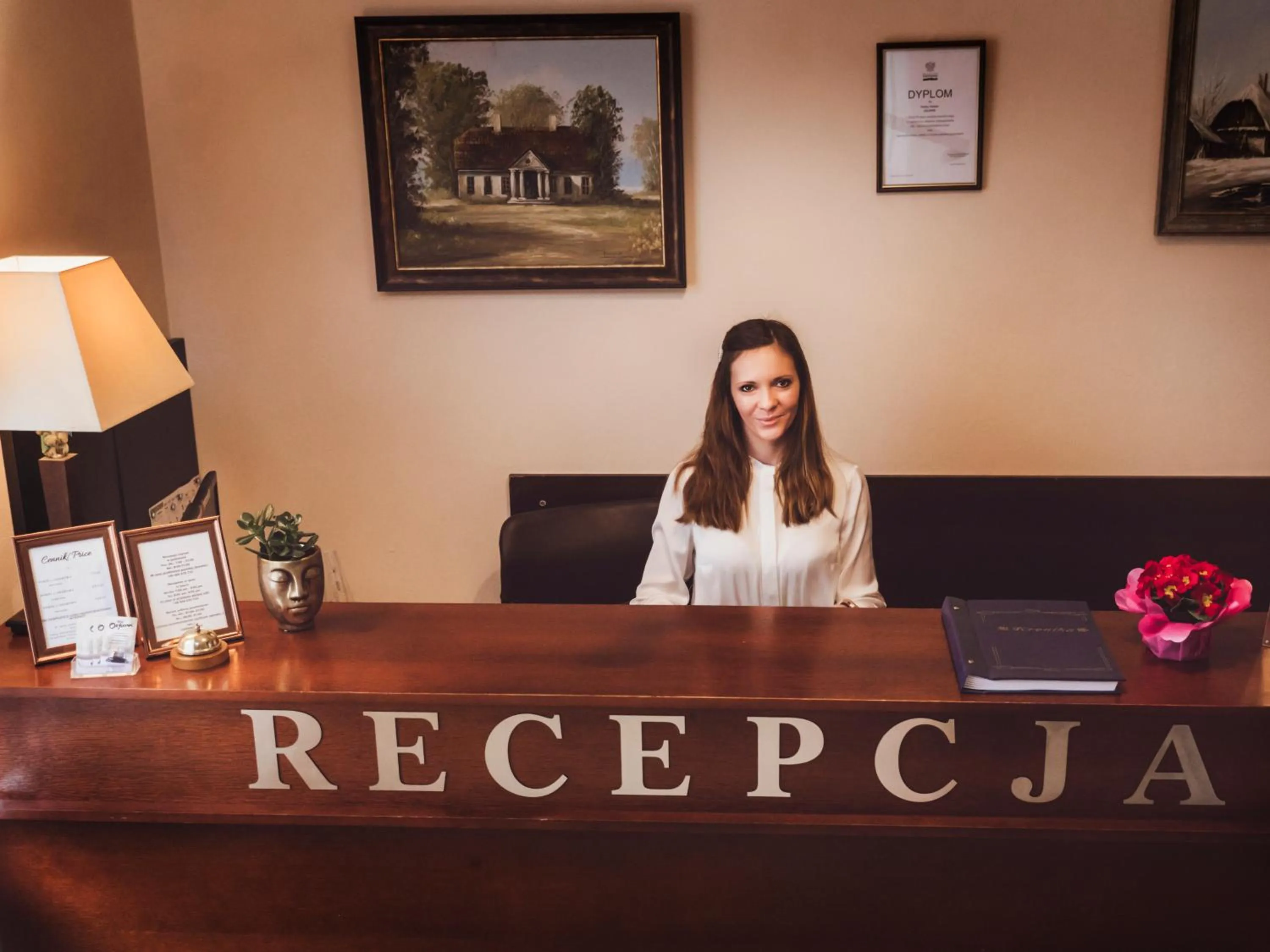 Lobby or reception in Hotel Osjann