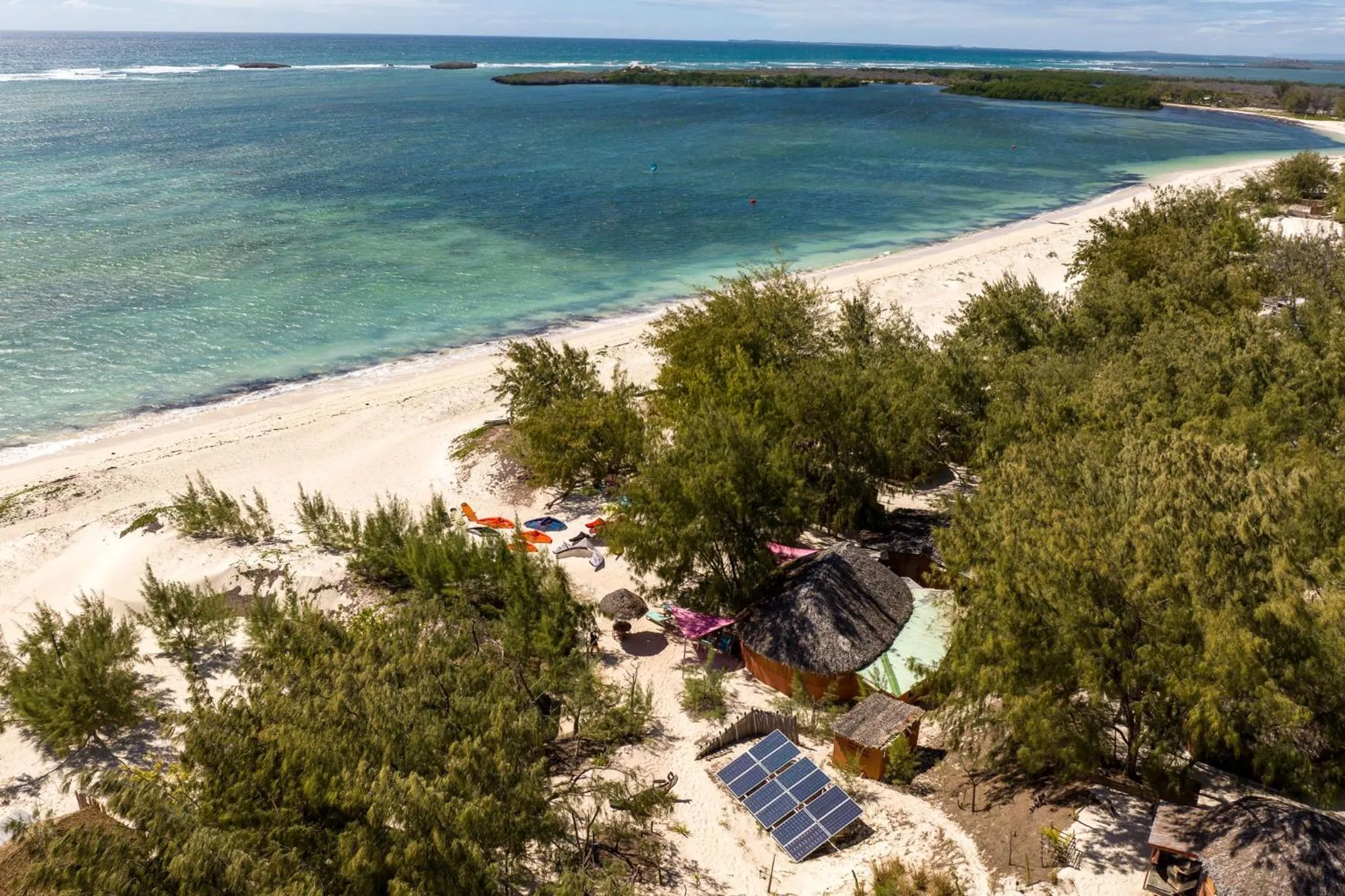 Bird's eye view in Ocean Lodge Kite & Windsurf