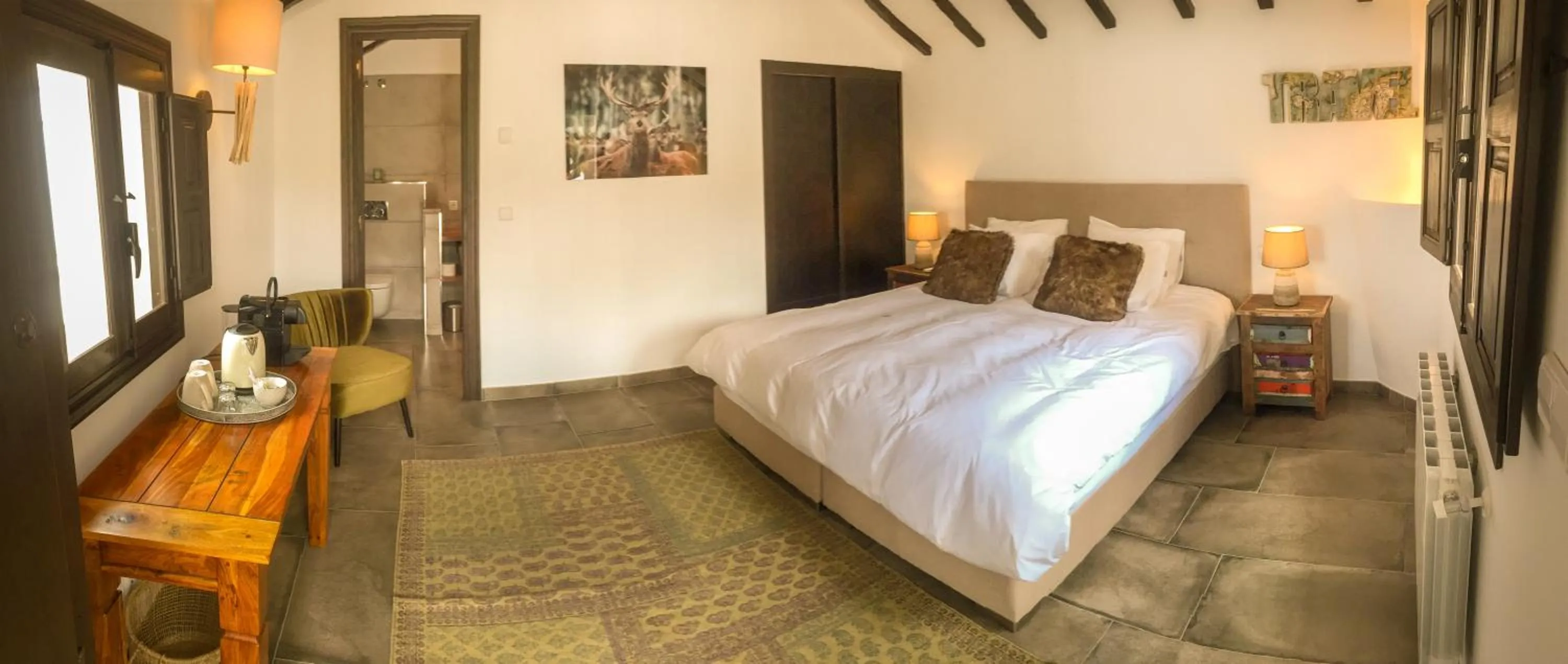 Bed in B&B Casa Luz del Sur, adults only