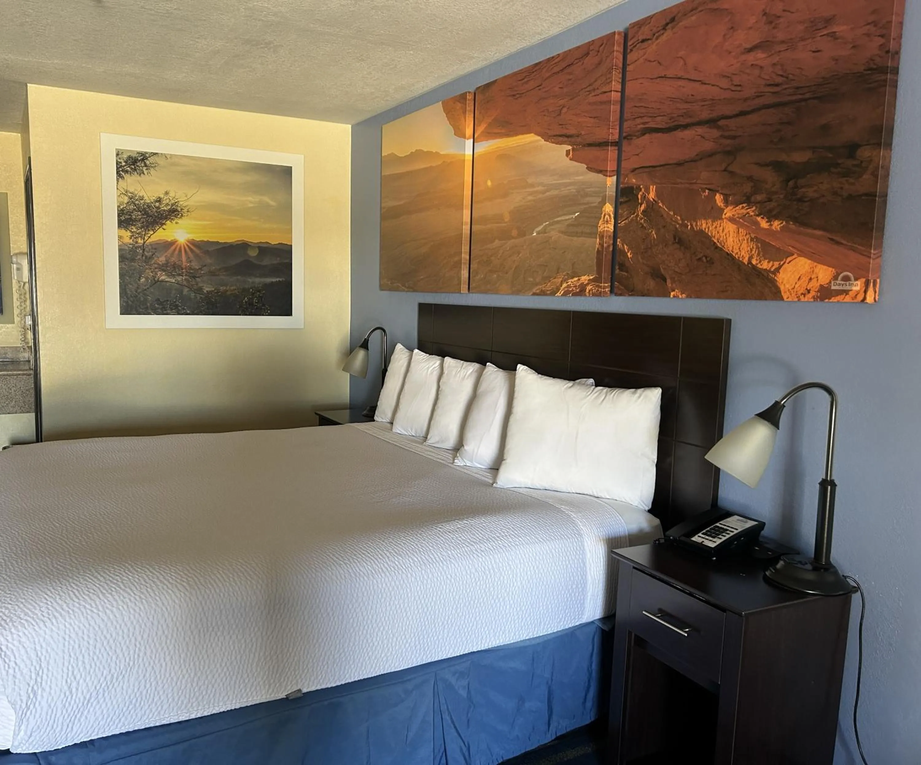 Bedroom, Bed in Days Inn by Wyndham Holbrook