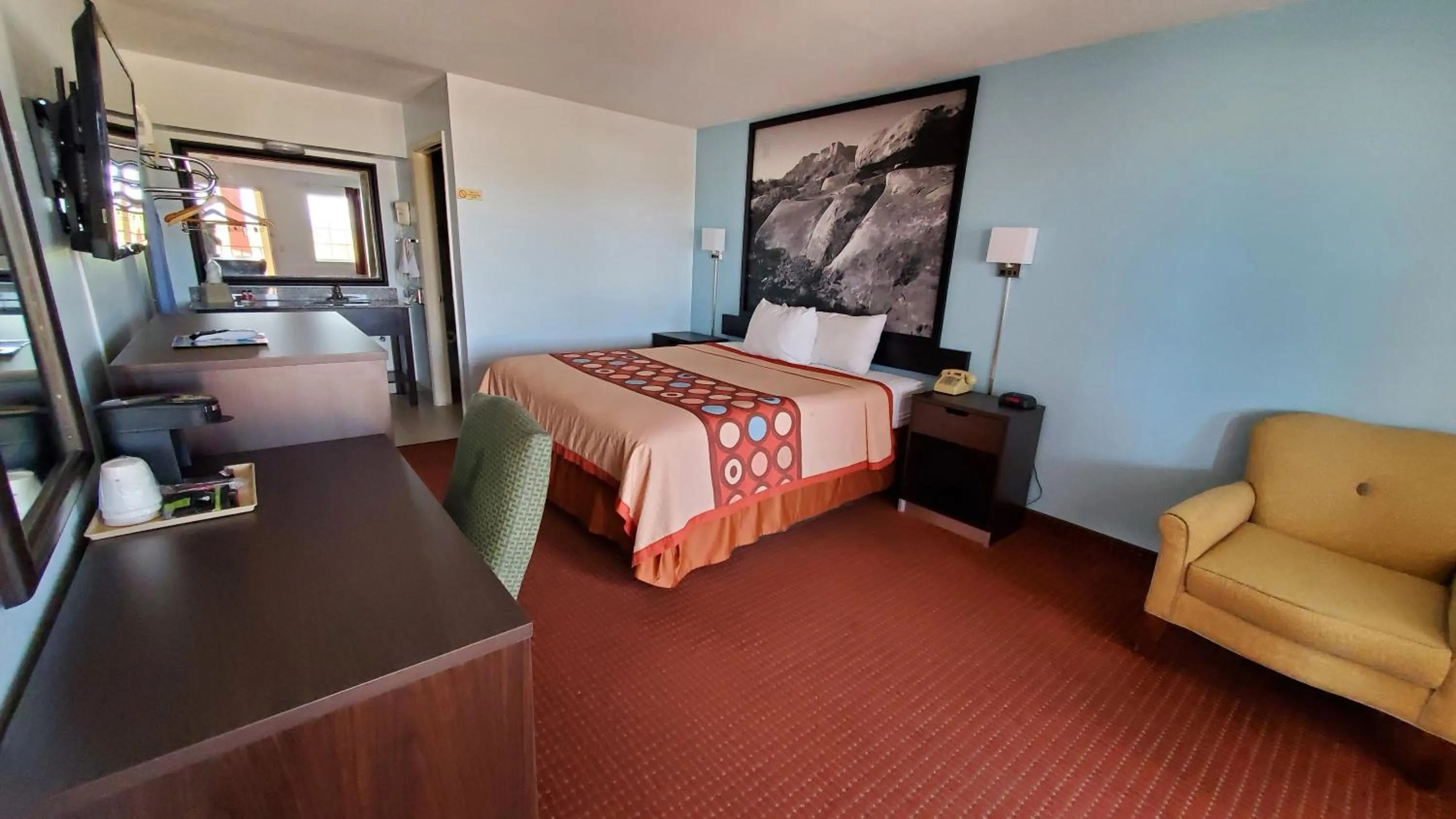 Bed in Super 8 by Wyndham Van Horn