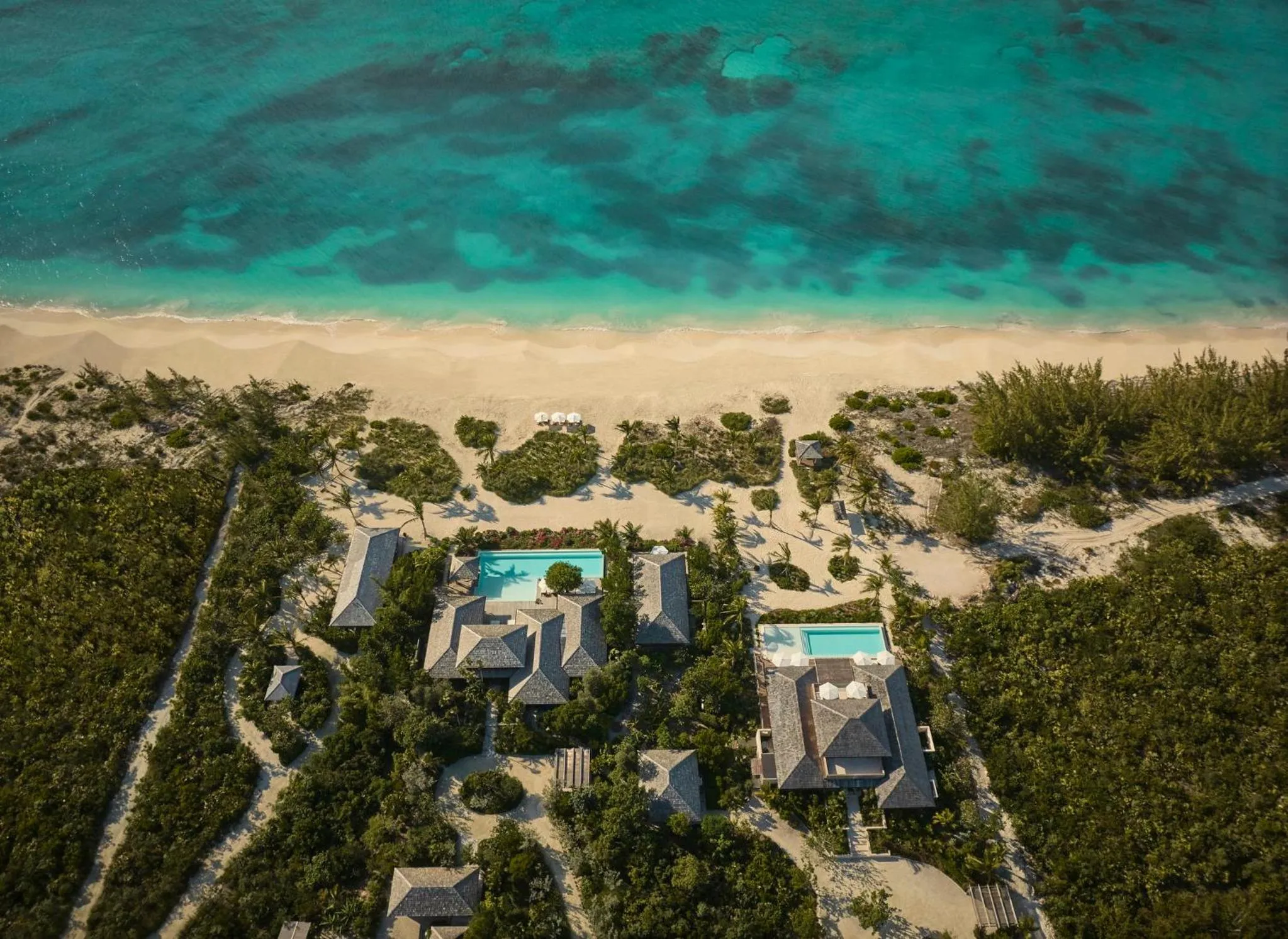 Bird's eye view in COMO Parrot Cay