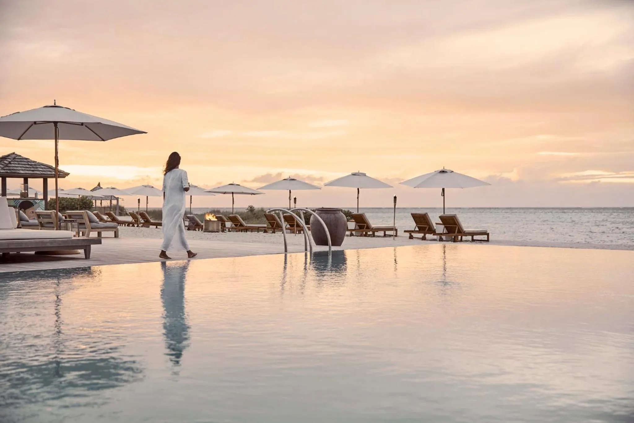 Swimming pool in COMO Parrot Cay