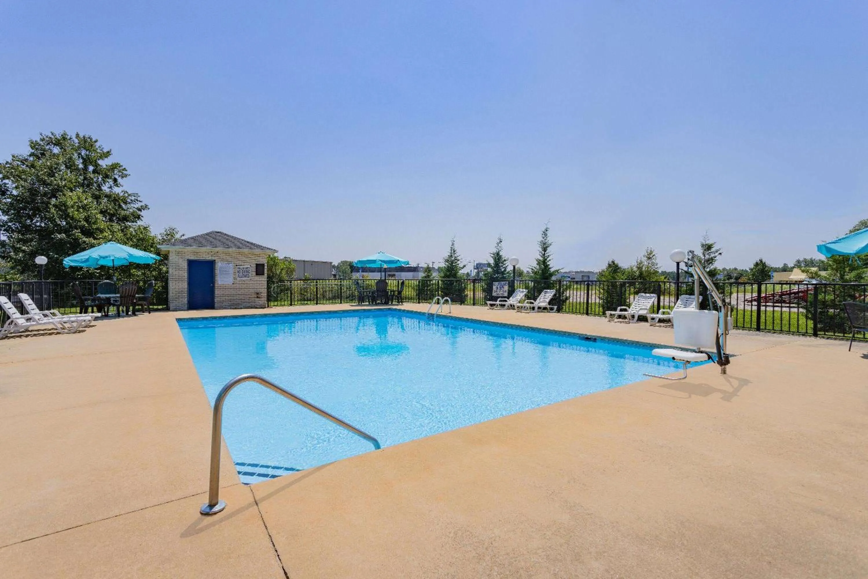 Pool view in Days Inn by Wyndham Spartanburg Waccamaw