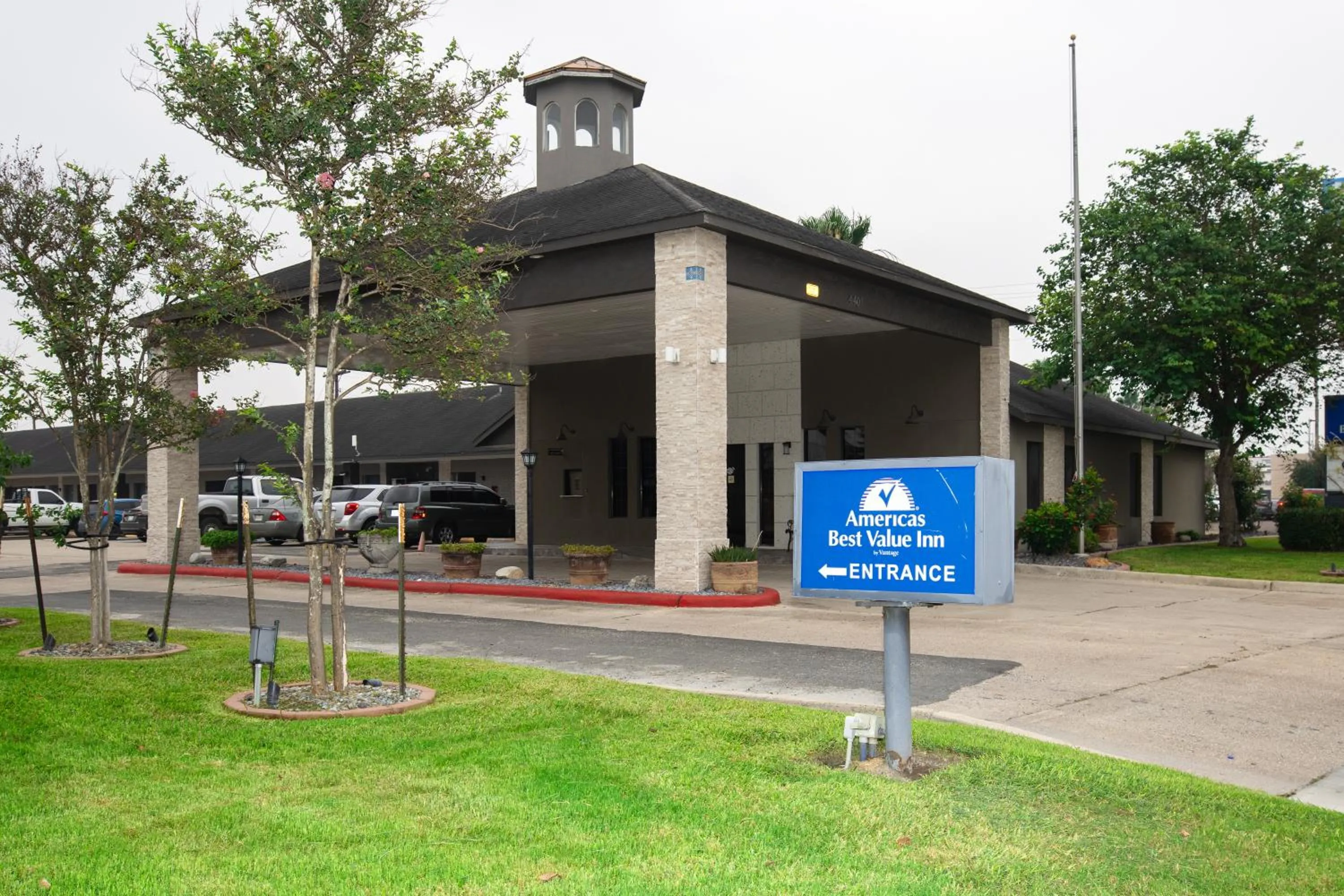 Property building in Americas Best Value Inn Harlingen