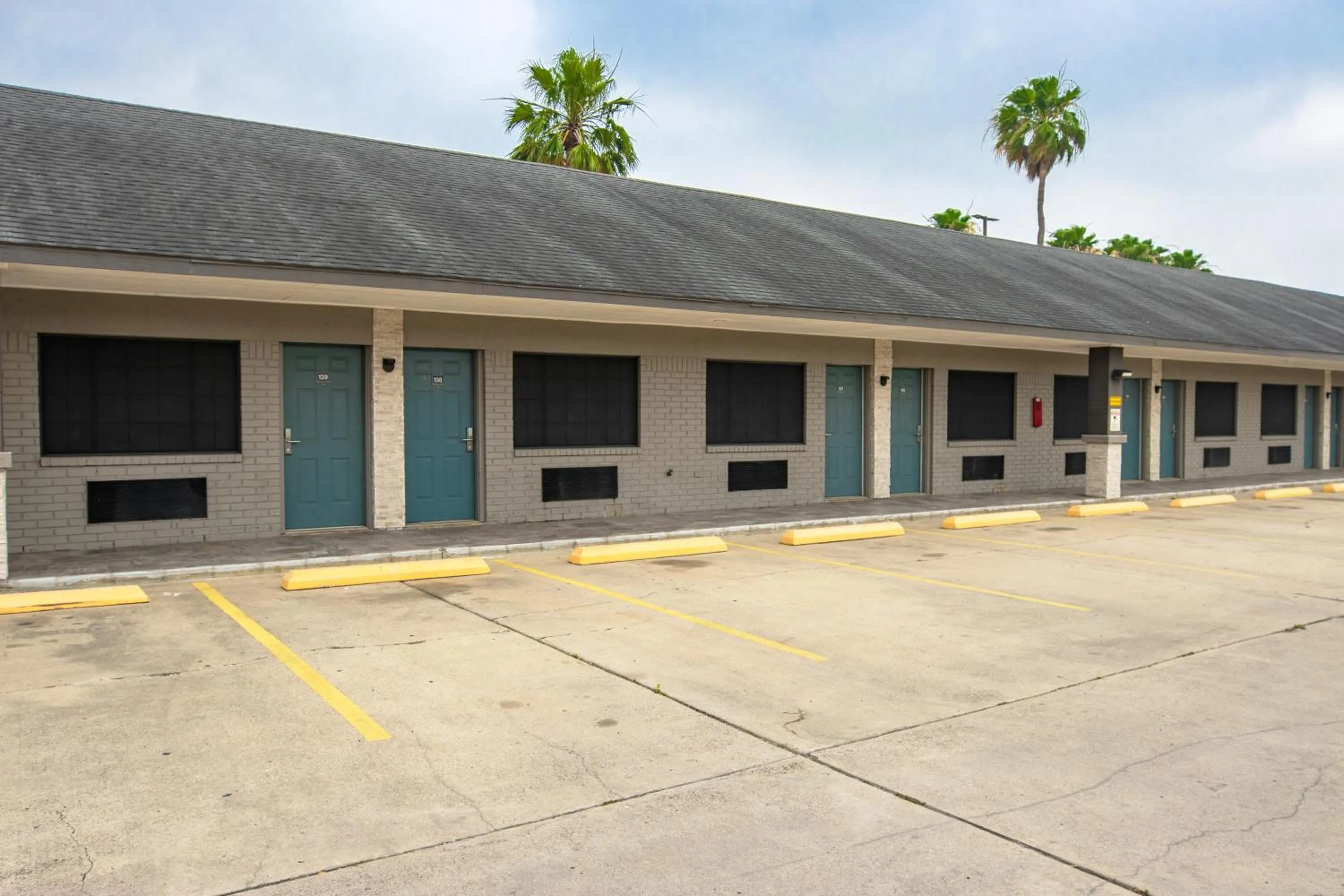 Property building in Americas Best Value Inn Harlingen