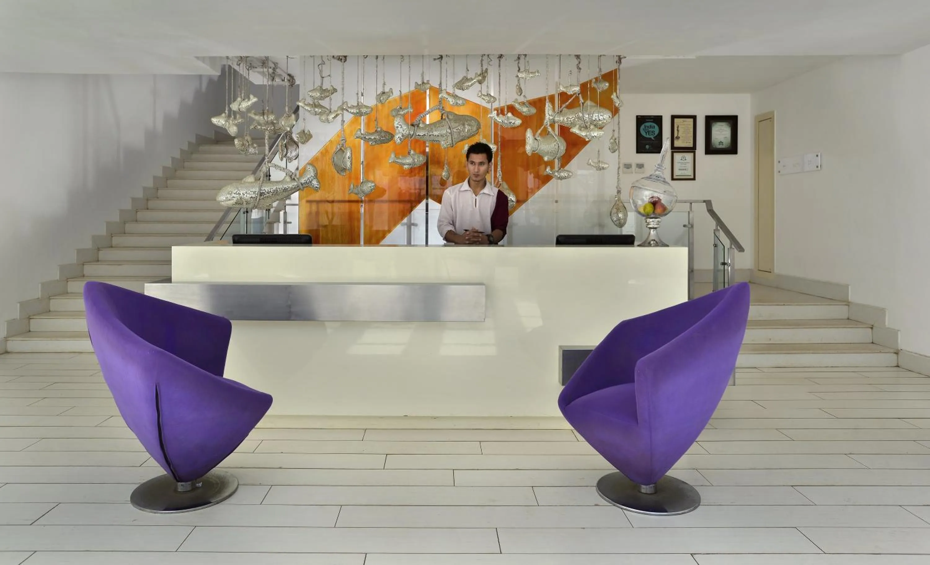 Lobby or reception in The Park Calangute Goa