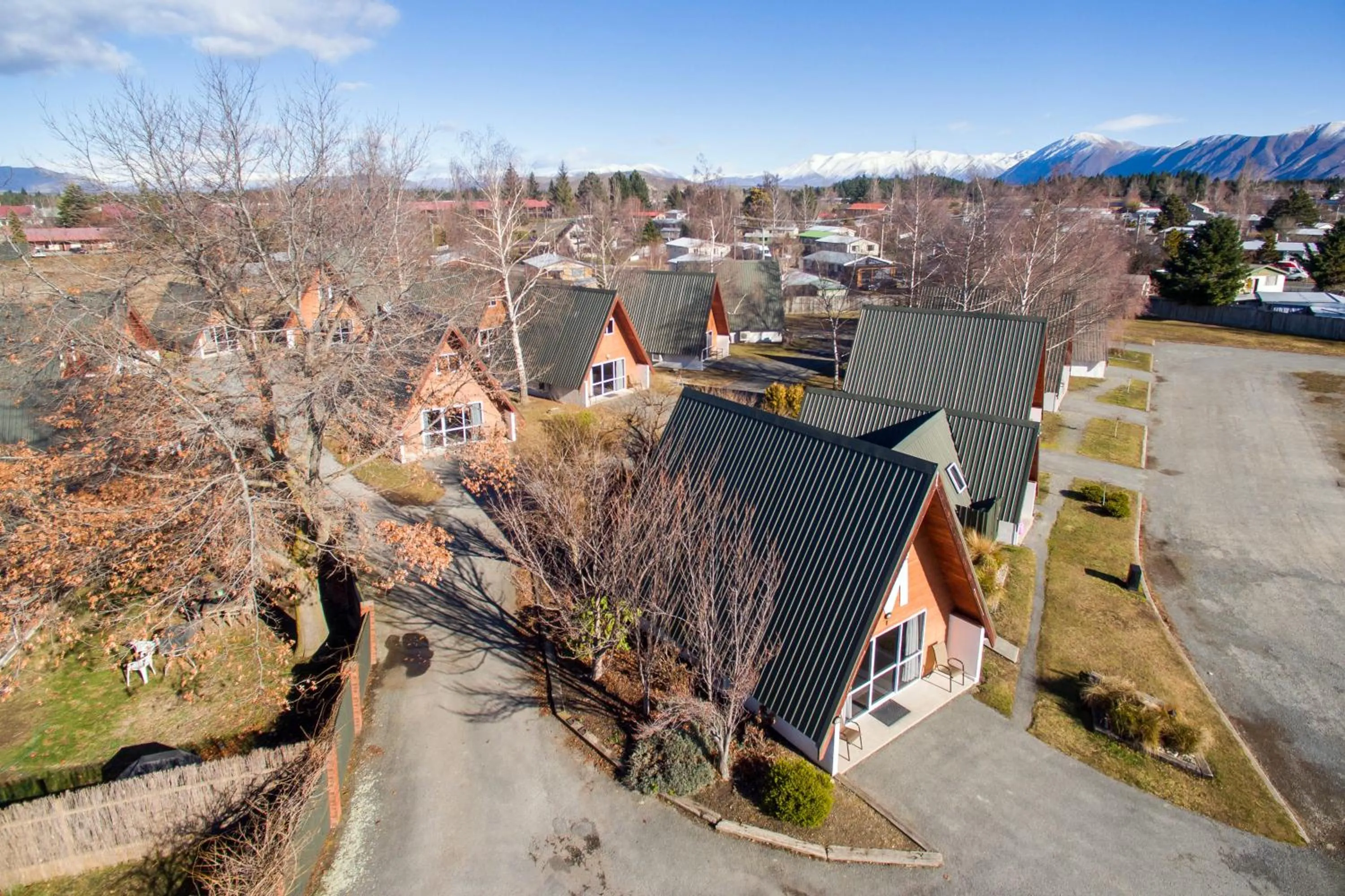 Bird's eye view in Mountain Chalets Motel