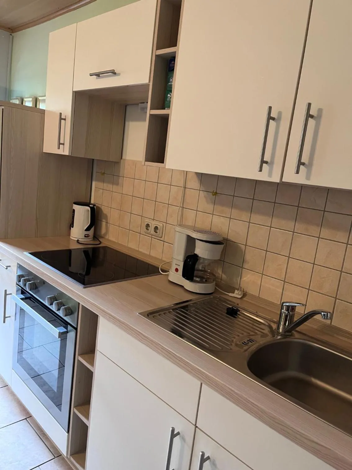 Kitchen or kitchenette in Waldhotel