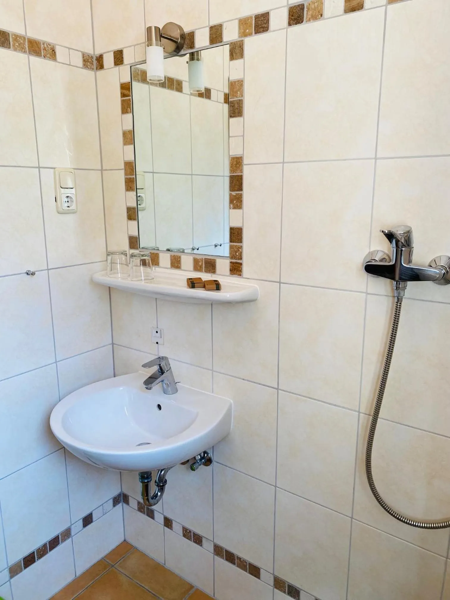 Bathroom in Waldhotel