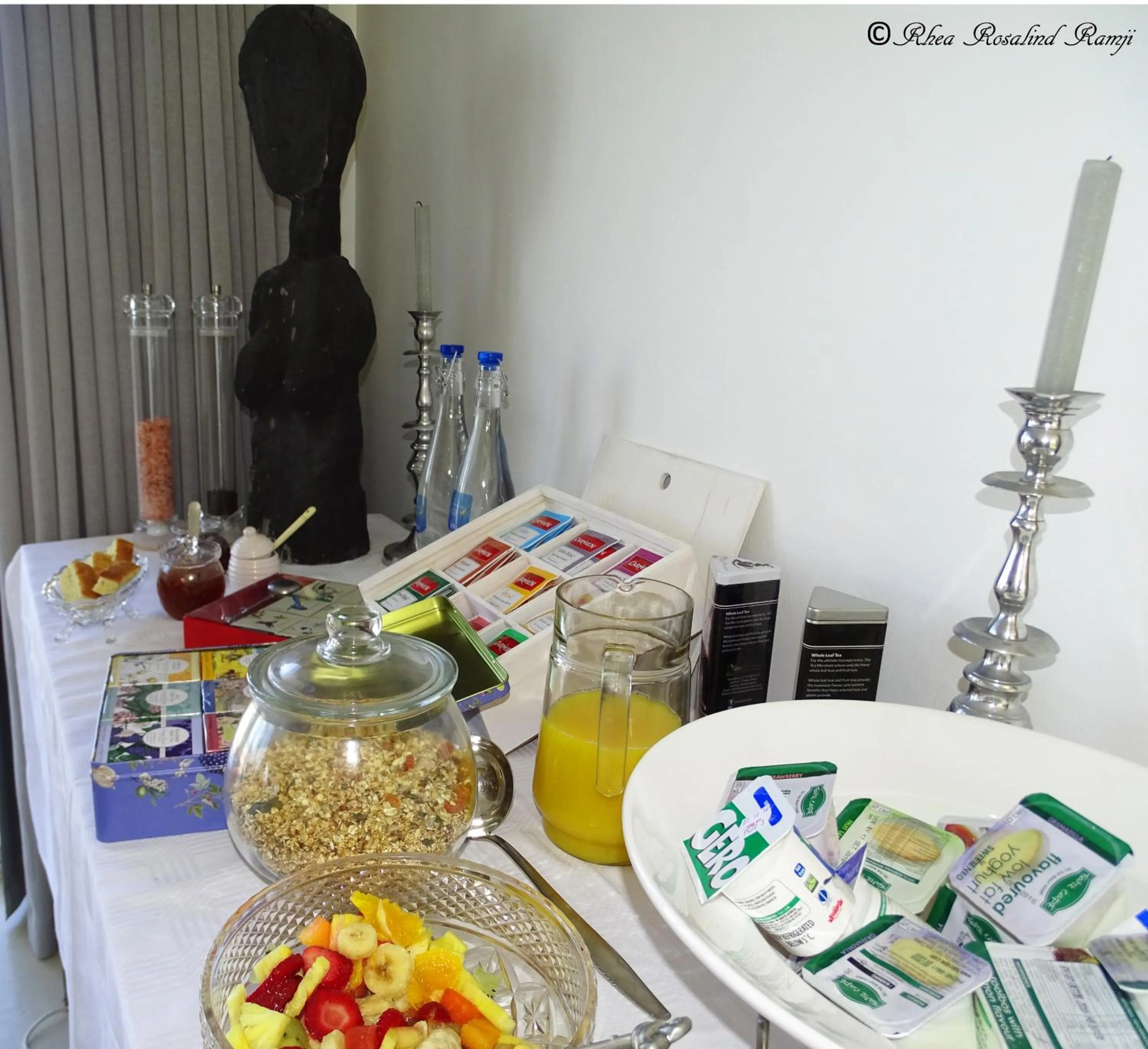 Continental breakfast in Agulhas Ocean House