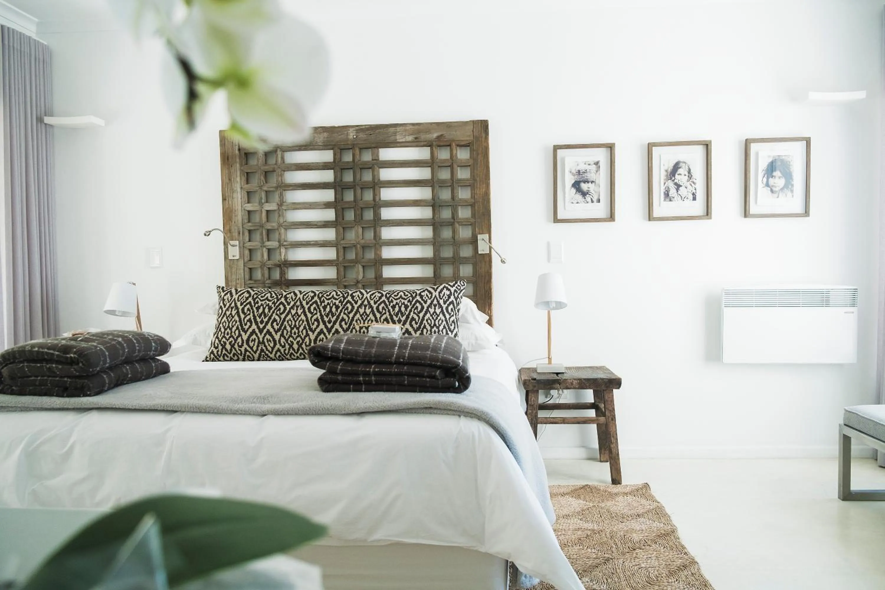Decorative detail, Bed in Agulhas Ocean House