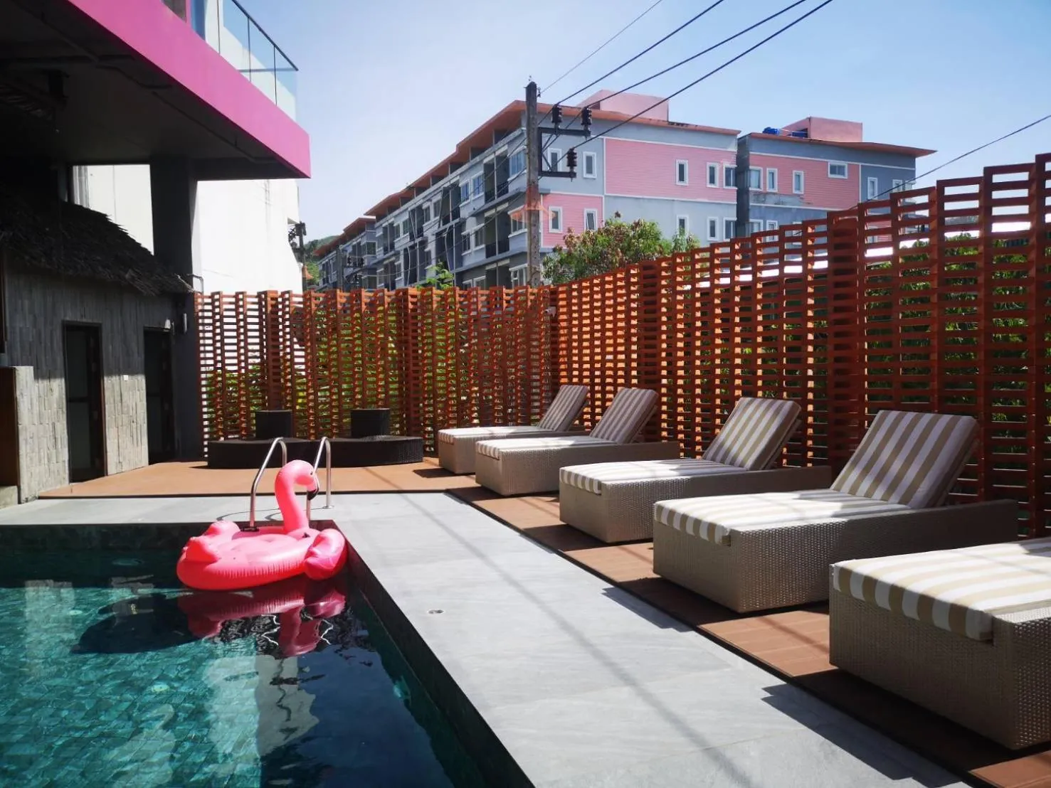 Swimming pool in De Cozé Hotel